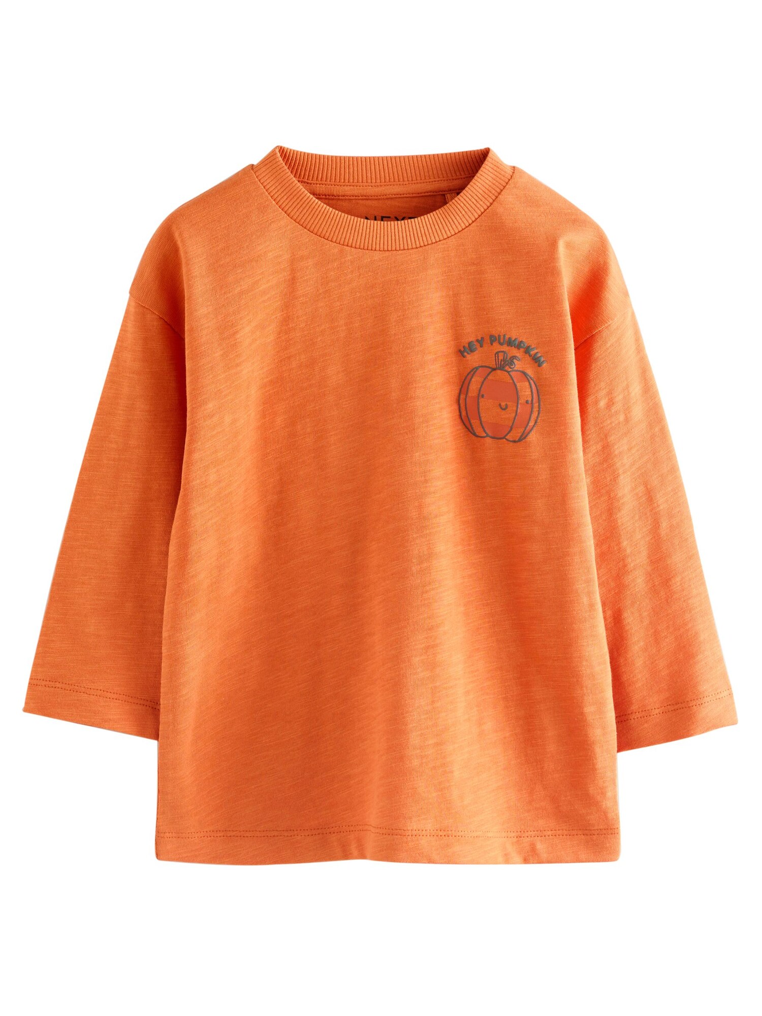 Next Tricou  gri închis / portocaliu