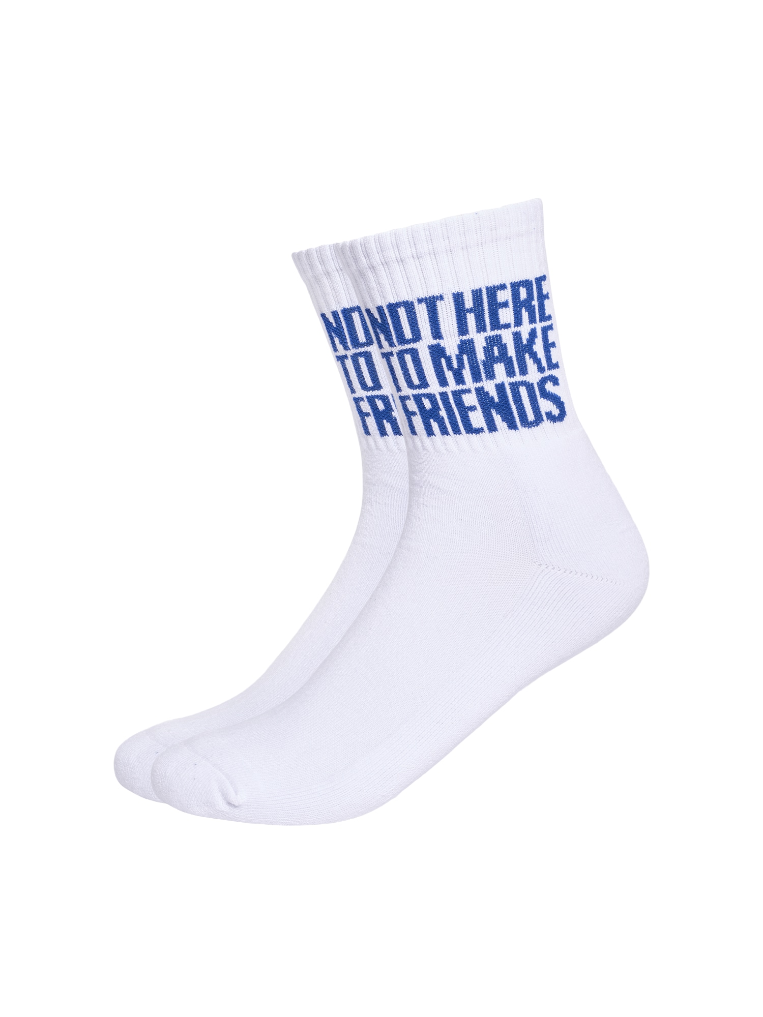 Жени > Дрехи > НОВО > Бельо и Бански UNFOLLOWED x ABOUT YOU Къси чорапи ‘FOCUS’  синьо / бяло