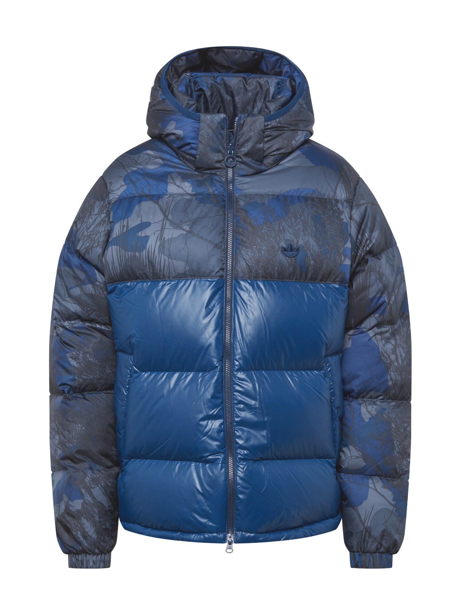 ADIDAS ORIGINALS Demisezoninė striukė  sodri mėlyna („karališka“) / mėlyna dūmų spalva / pilka