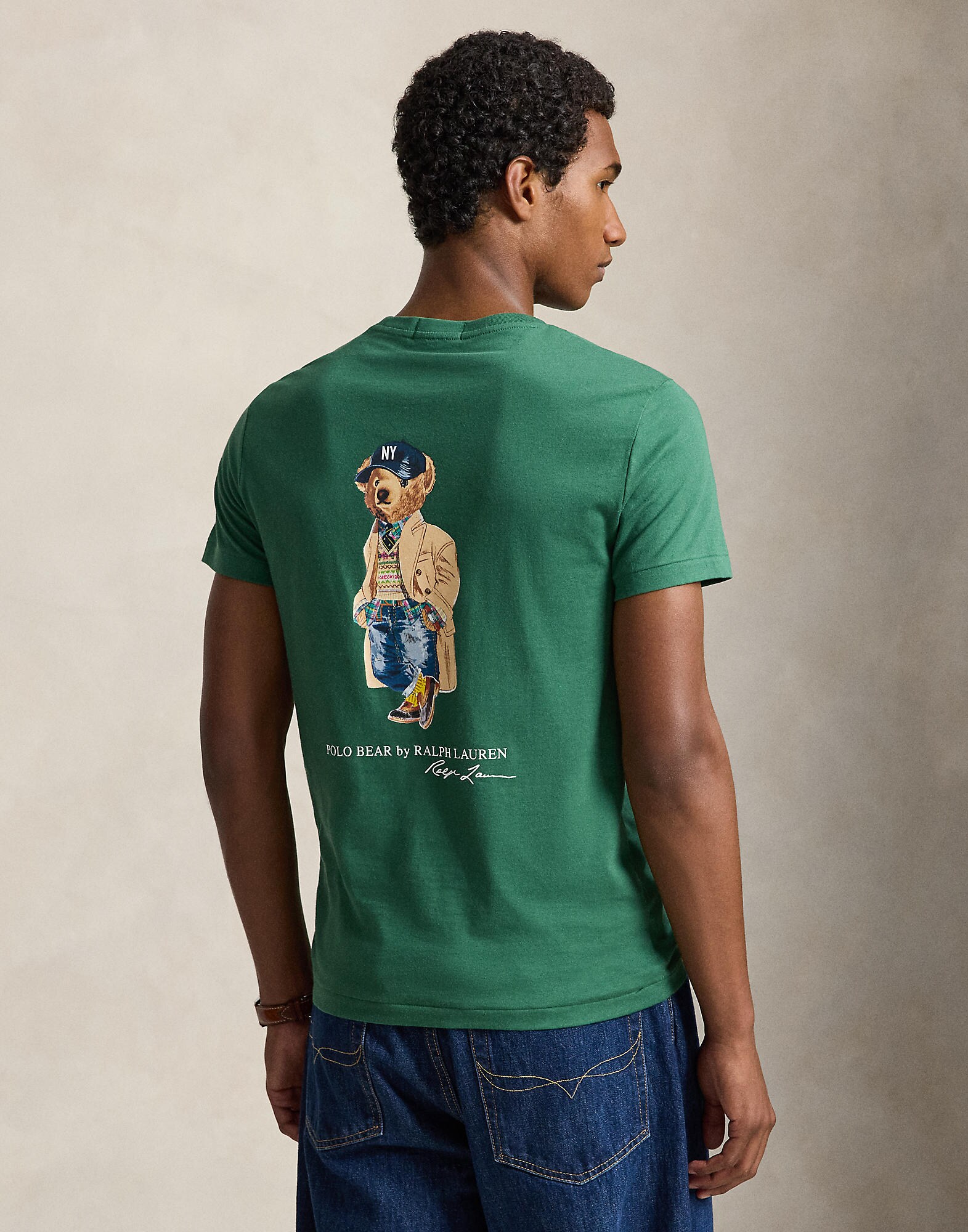 Polo Ralph Lauren Camiseta beige / marino / verde / blanco – imagen 3
