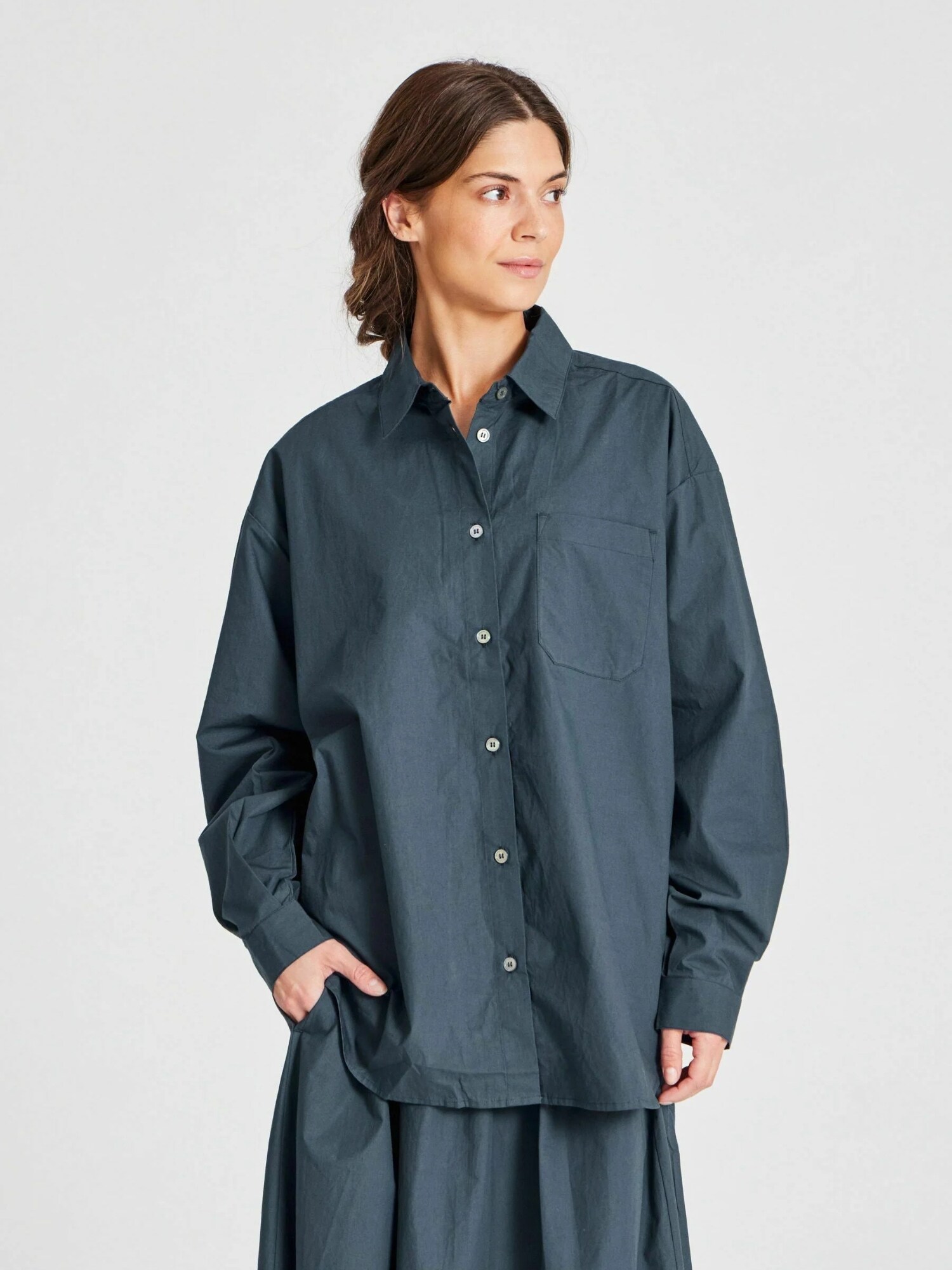 Gai Lisva Tricou 'Astrid'  albastru denim