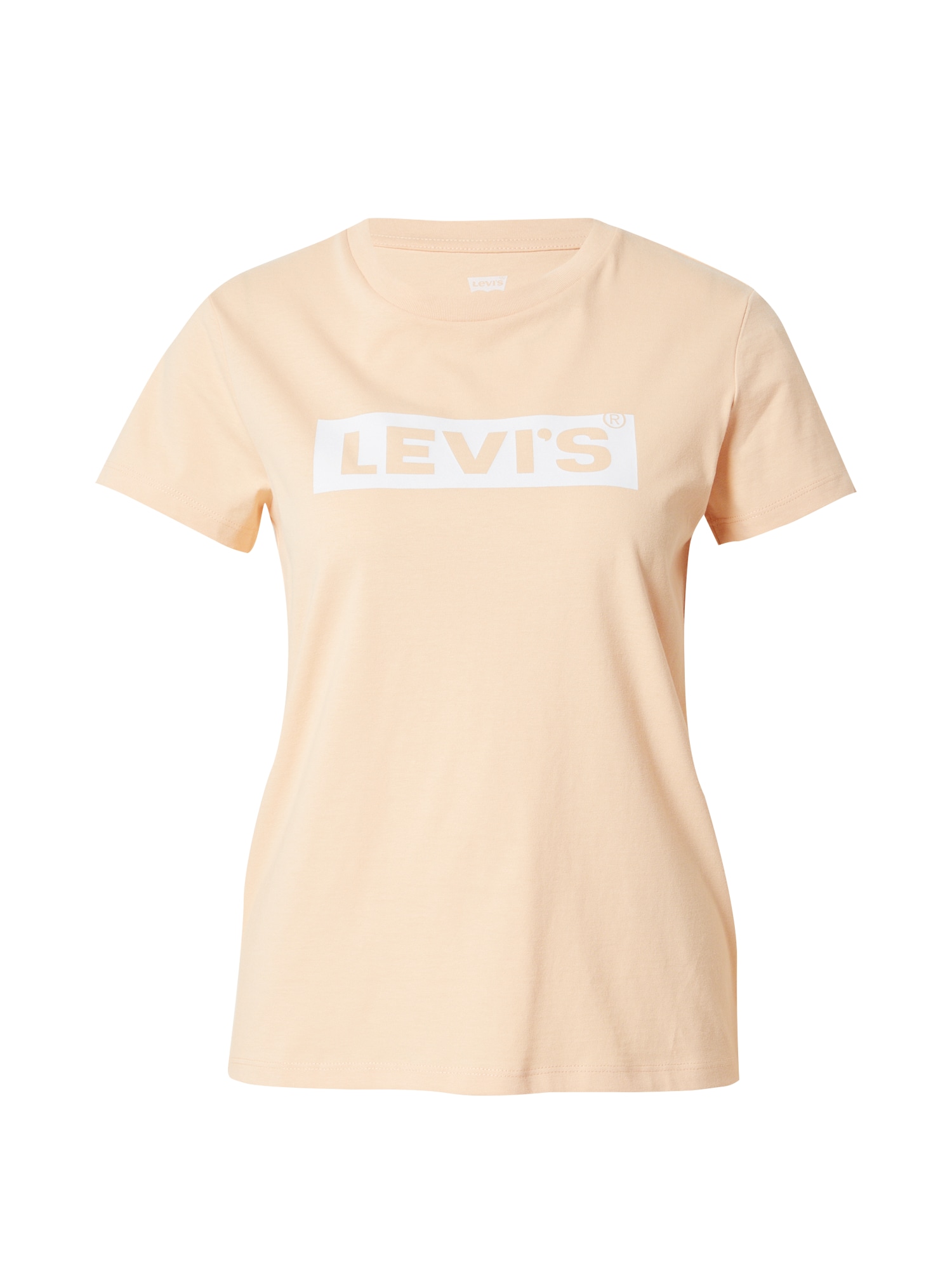 Жени > Дрехи > Тениски и топове > Тениски > Тениски с къси ръкави LEVI’S Тениска  бежово / бяло