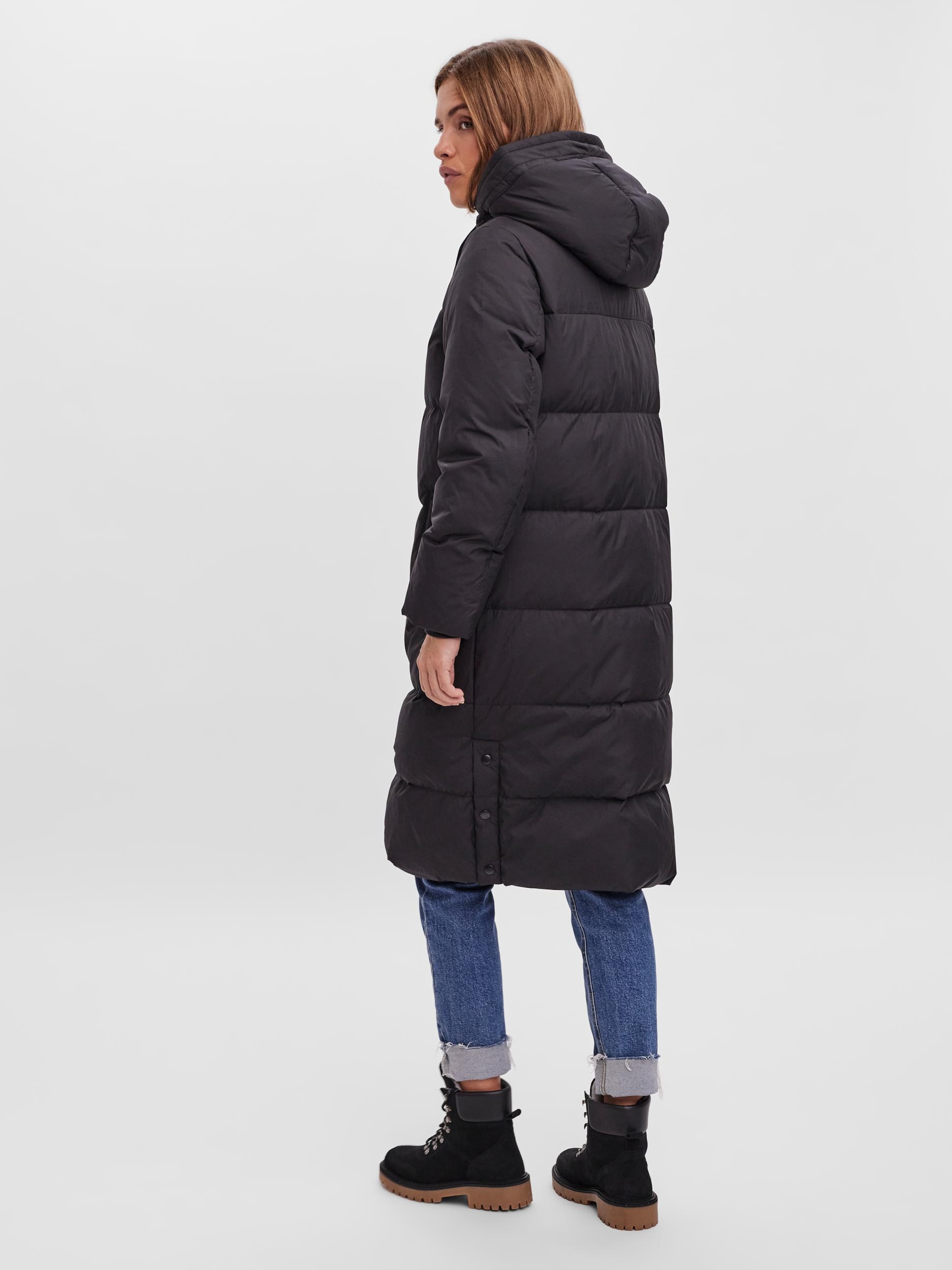 erica long down jacket