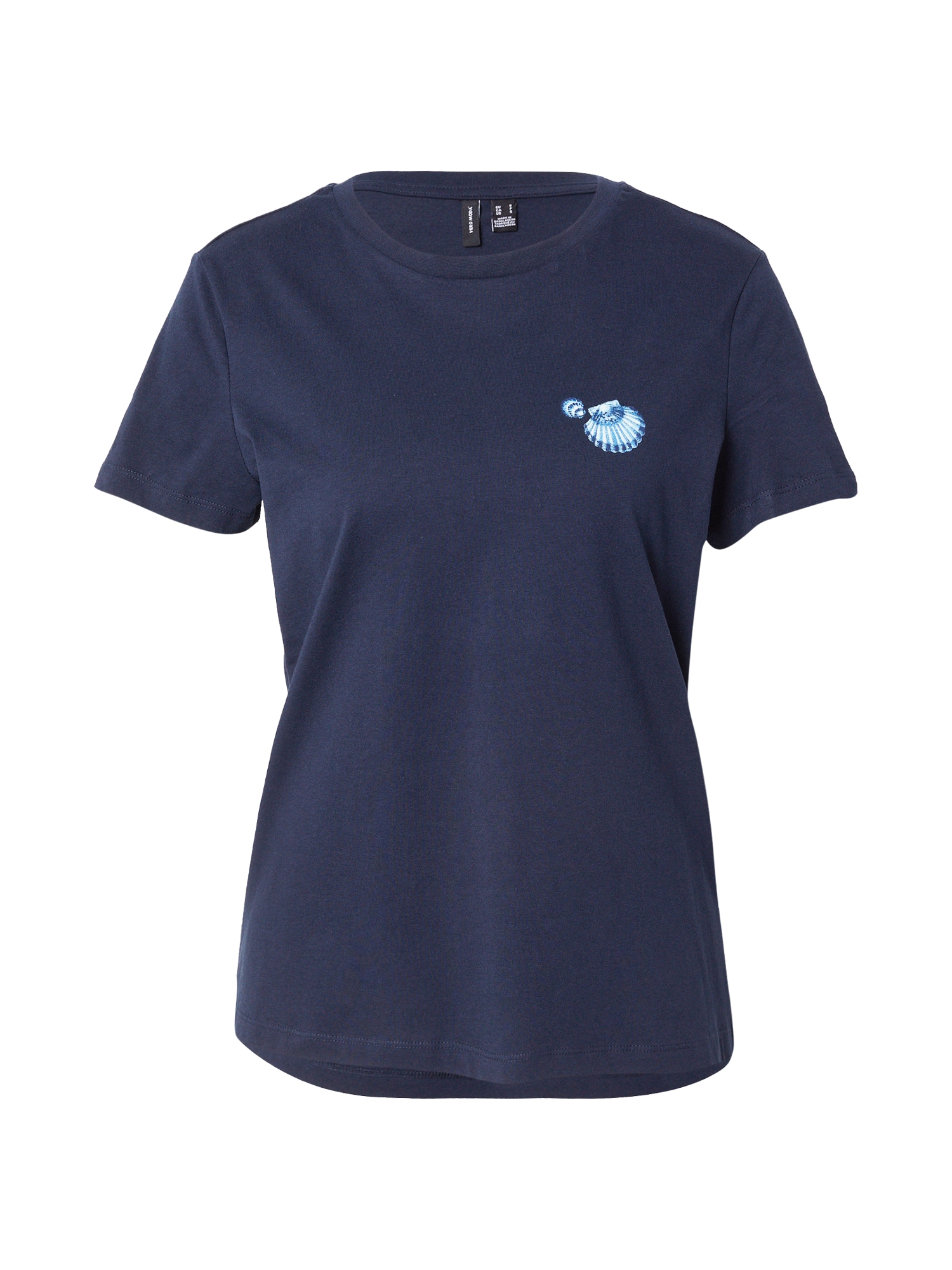 VERO MODA Tricou  bleumarin / albastru deschis / alb