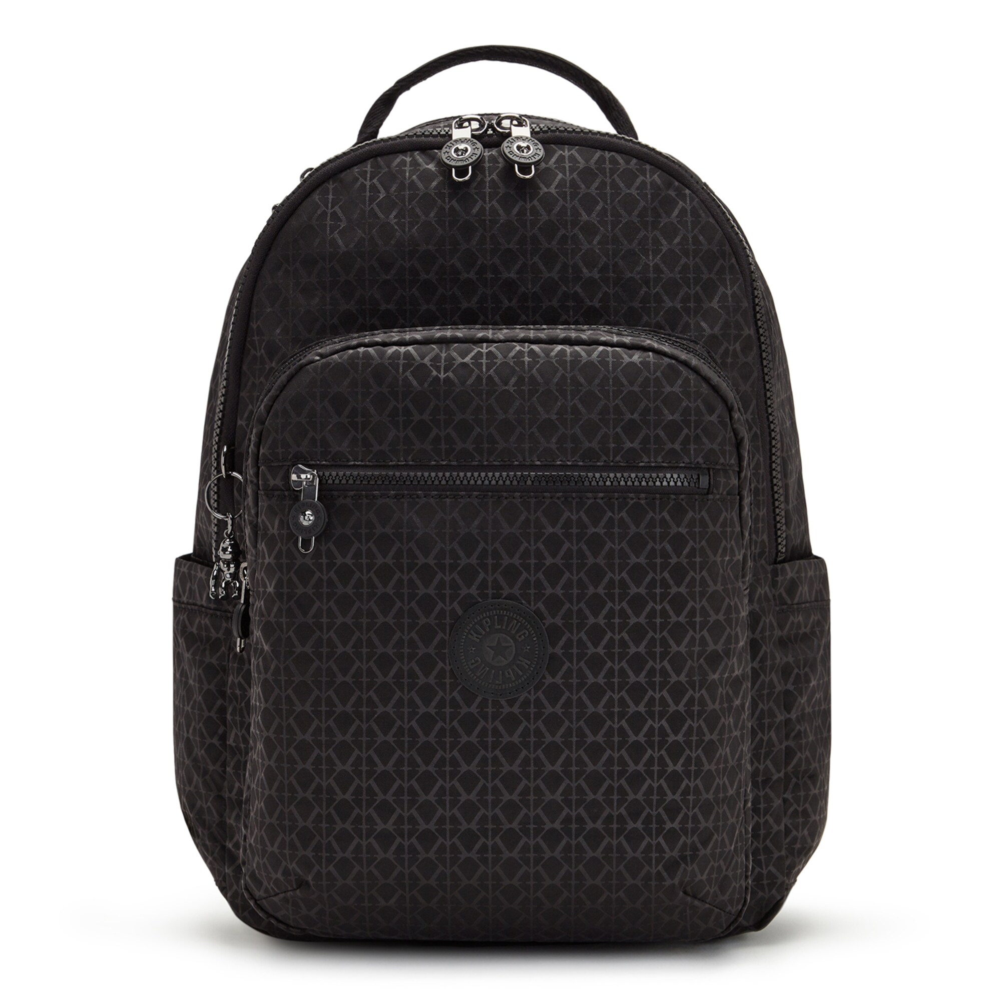 KIPLING Rucsac Seoul  gri metalic / negru
