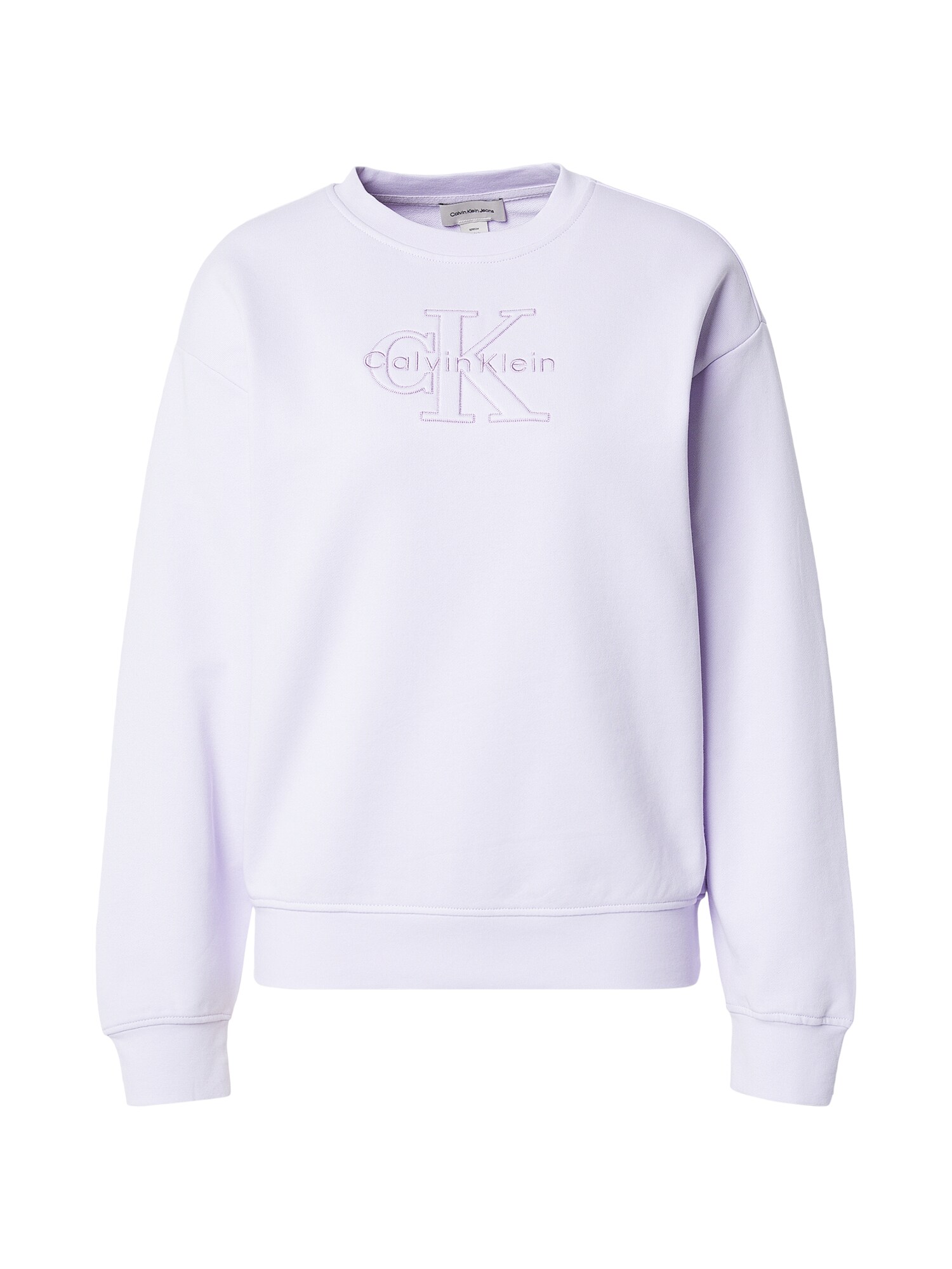 Calvin Klein Jeans Bluză de molton  mov lavandă