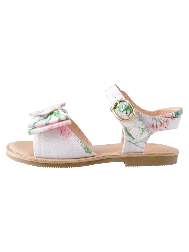 Next Sandale Mädchen Größe 20.5 grün / rosa / weiß