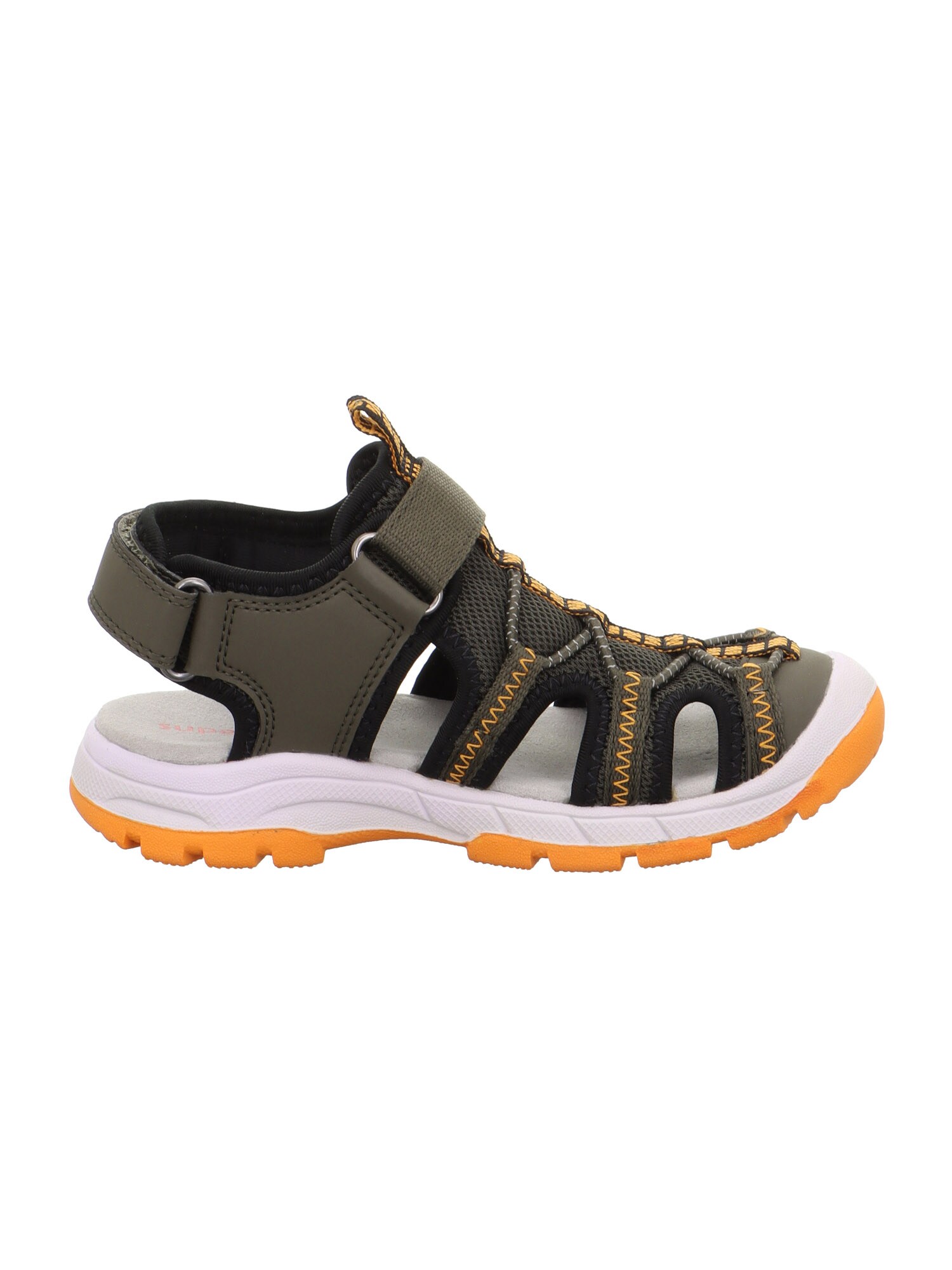 SUPERFIT Otvorená obuv 'Tornado' kaki / oranžová (obrázok 5)