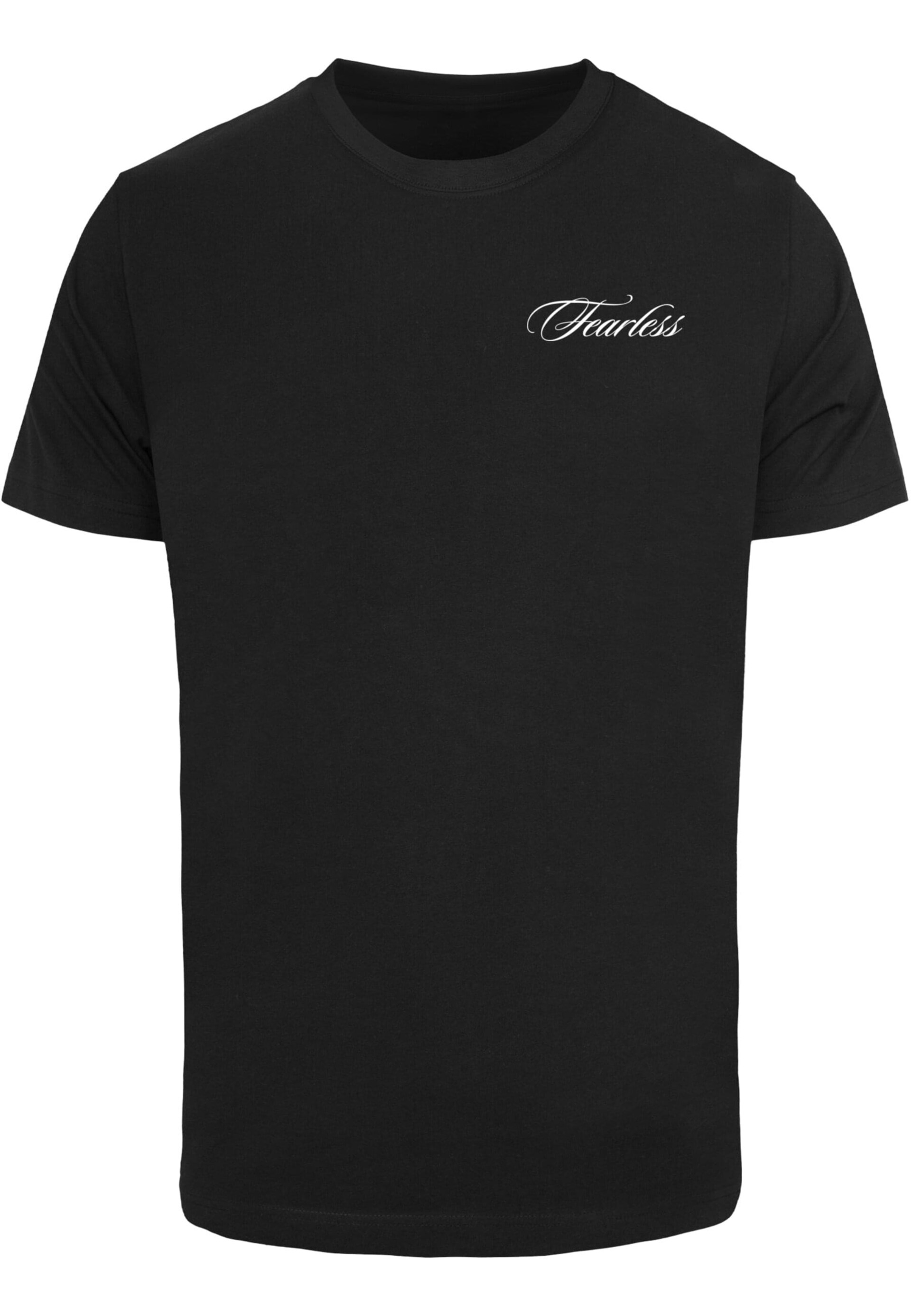Mister Tee T-shirt 'Fearless Crow' beige / grå / svart herr