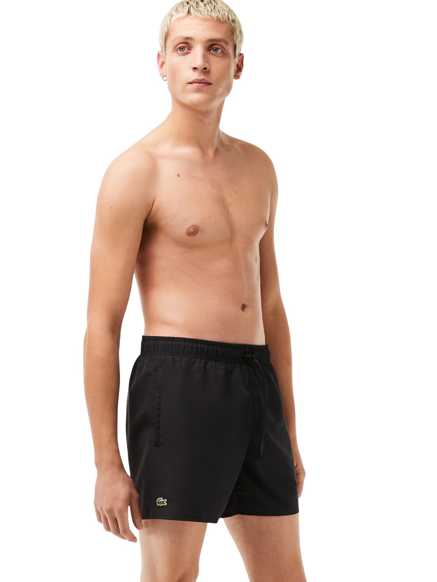 LACOSTE Bermudas  verde oscuro / rojo / negro / blanco – imagen 4