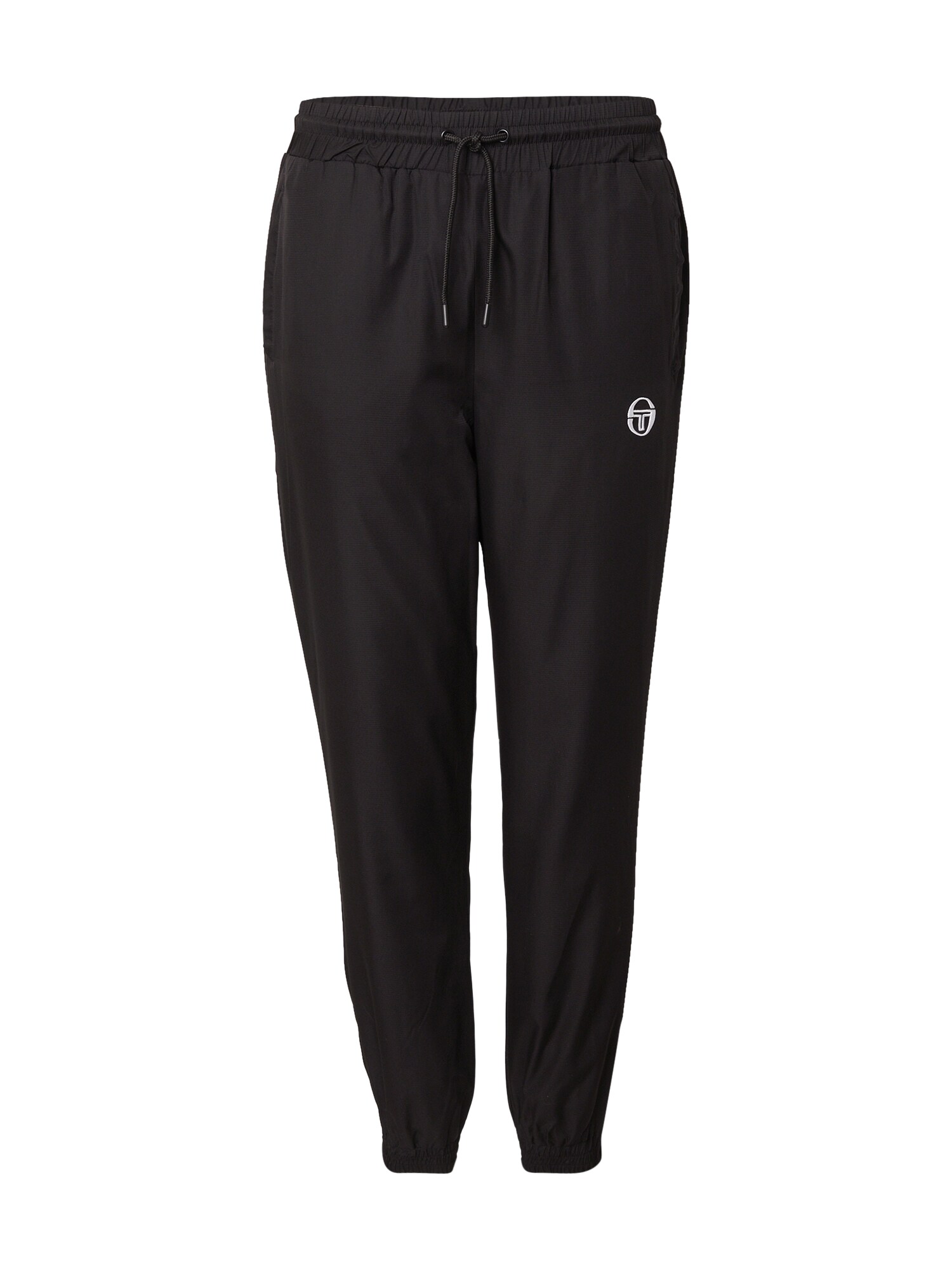 Sergio Tacchini Pantaloni  negru / alb