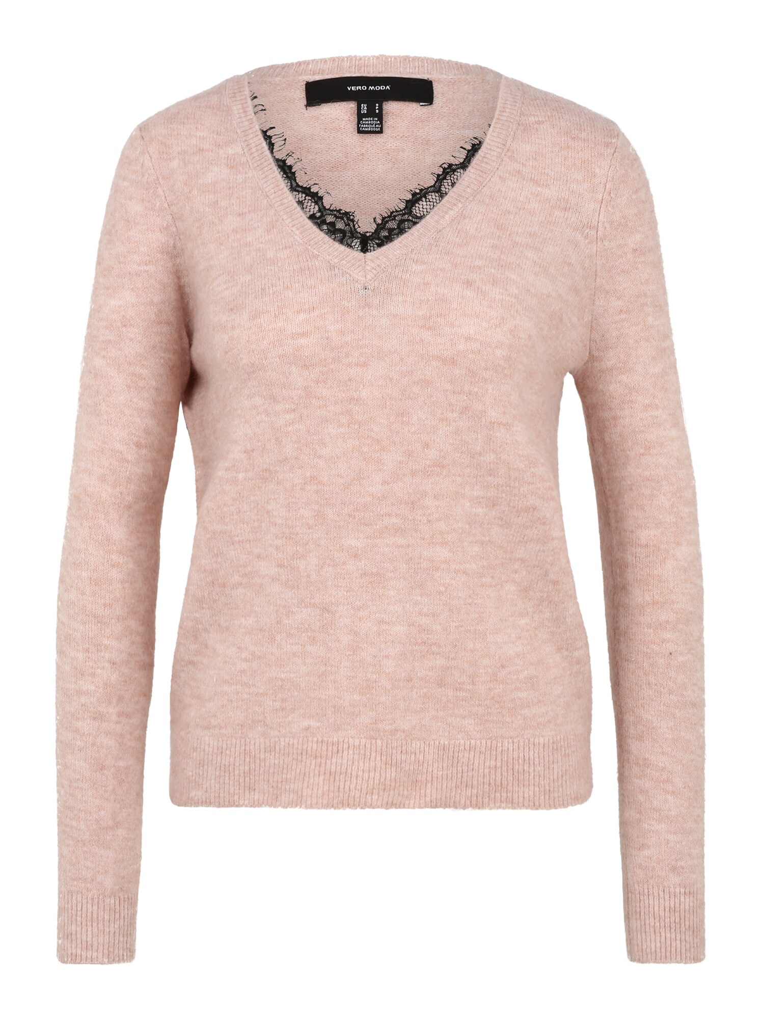 Vero Moda Petite Megztinis  rožinė / tamsiai rusva