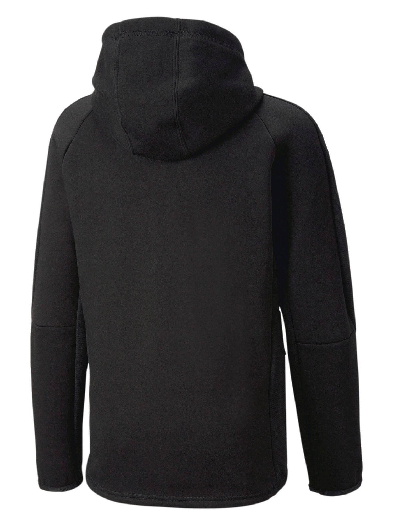 PUMA Casaco em moletão 'EVOSTRIPE'  preto