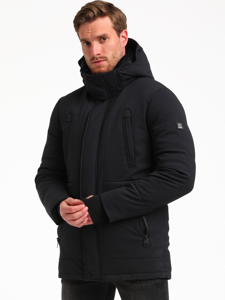 Gabbiano Winterparka 'Technical Winter' Herren Größe L schwarz