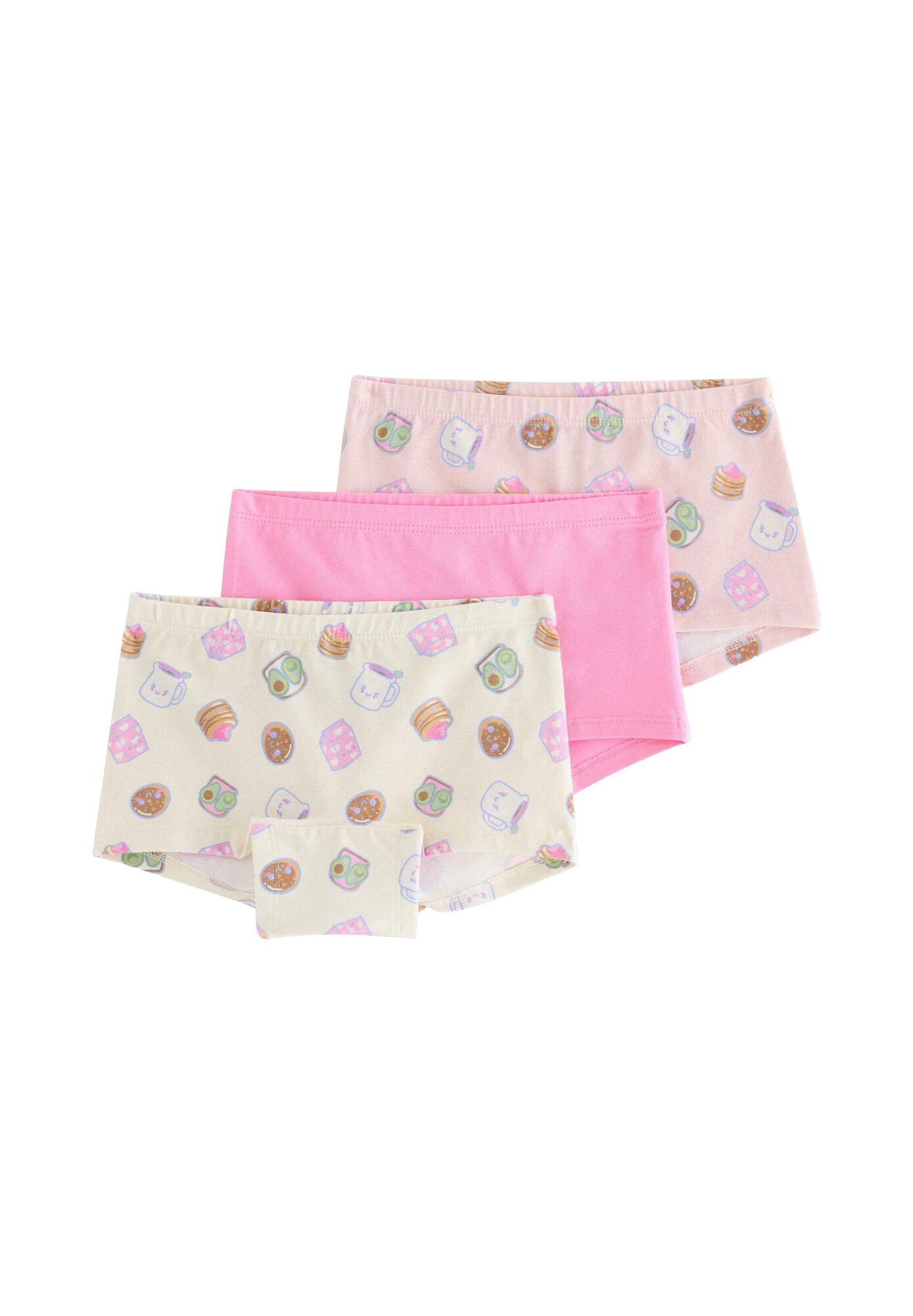 Lindex Nohavičky 'Cute Food'  modrosivá / ružová / ružová / biela