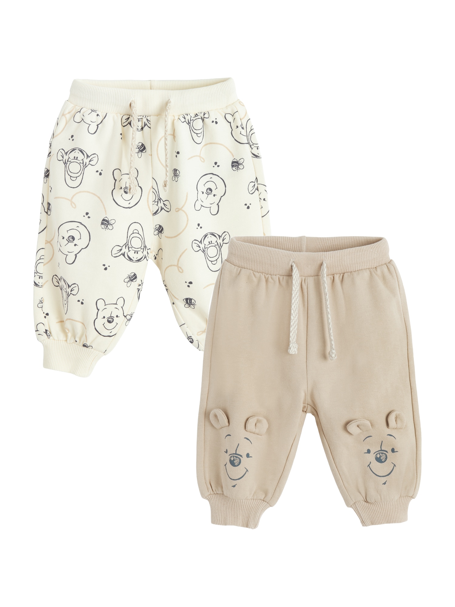 Cool Club Pantaloni 'WINNIE THE POOH'  bej deschis / bej închis / negru