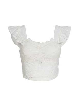 Influencer Blouse ‘Sangallo’ Offwhite