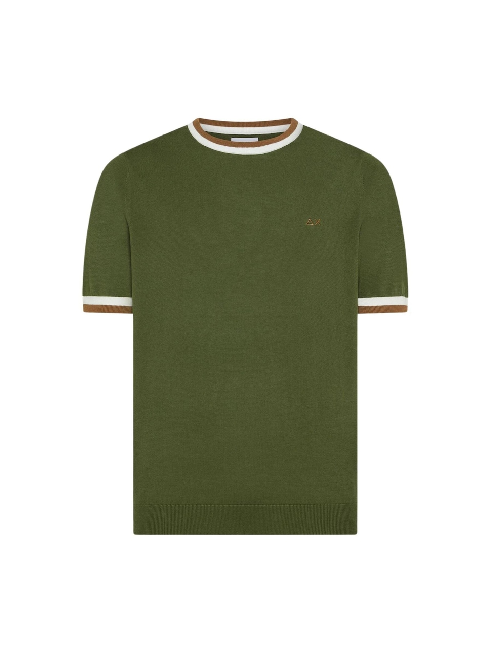 Tröja 'SUN68 T-SHIRT SWEATER STRIPES DETAILS S/S T-SHIRT'