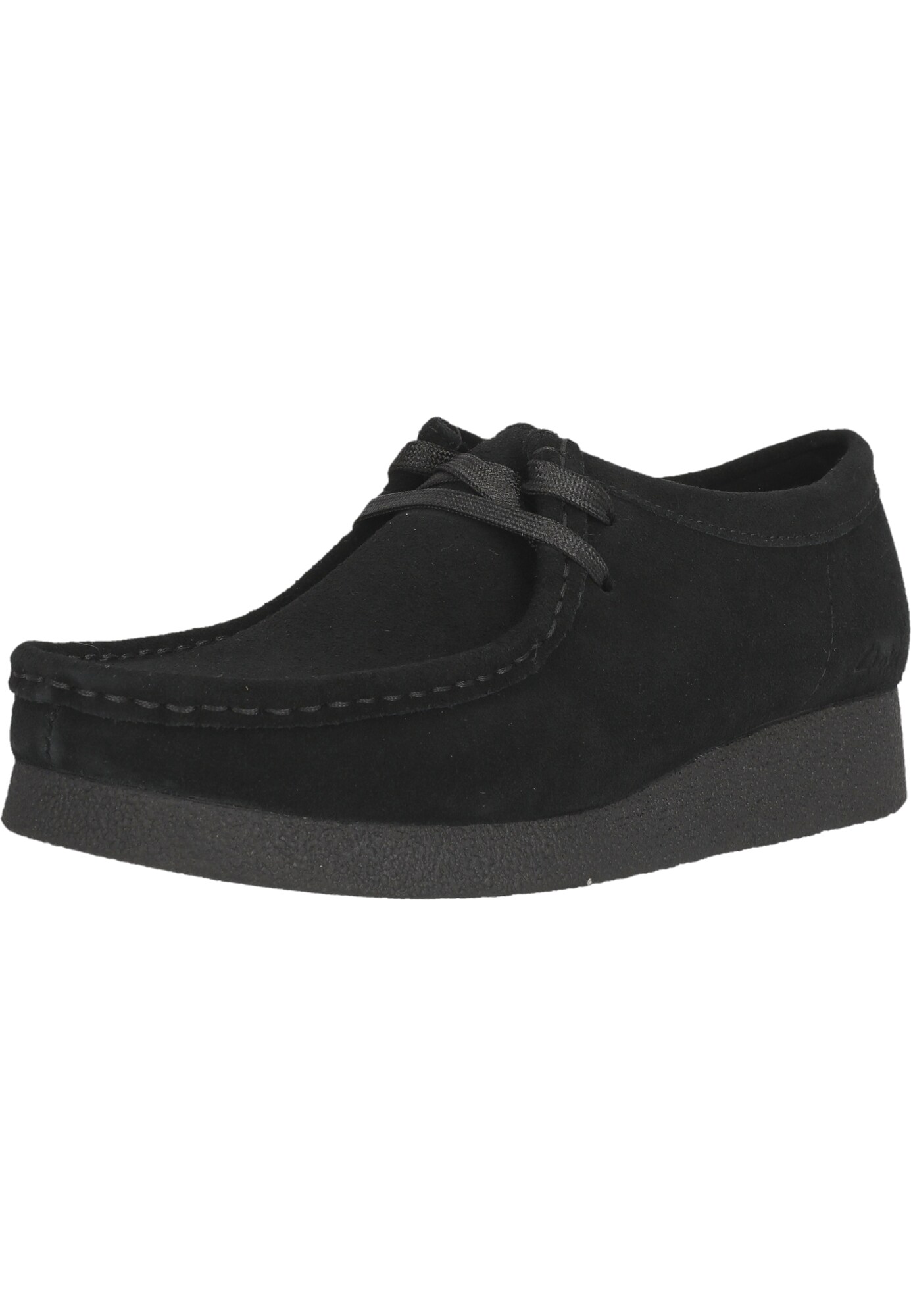 CLARKS Pantofi cu șireturi 'Wallabee'  negru