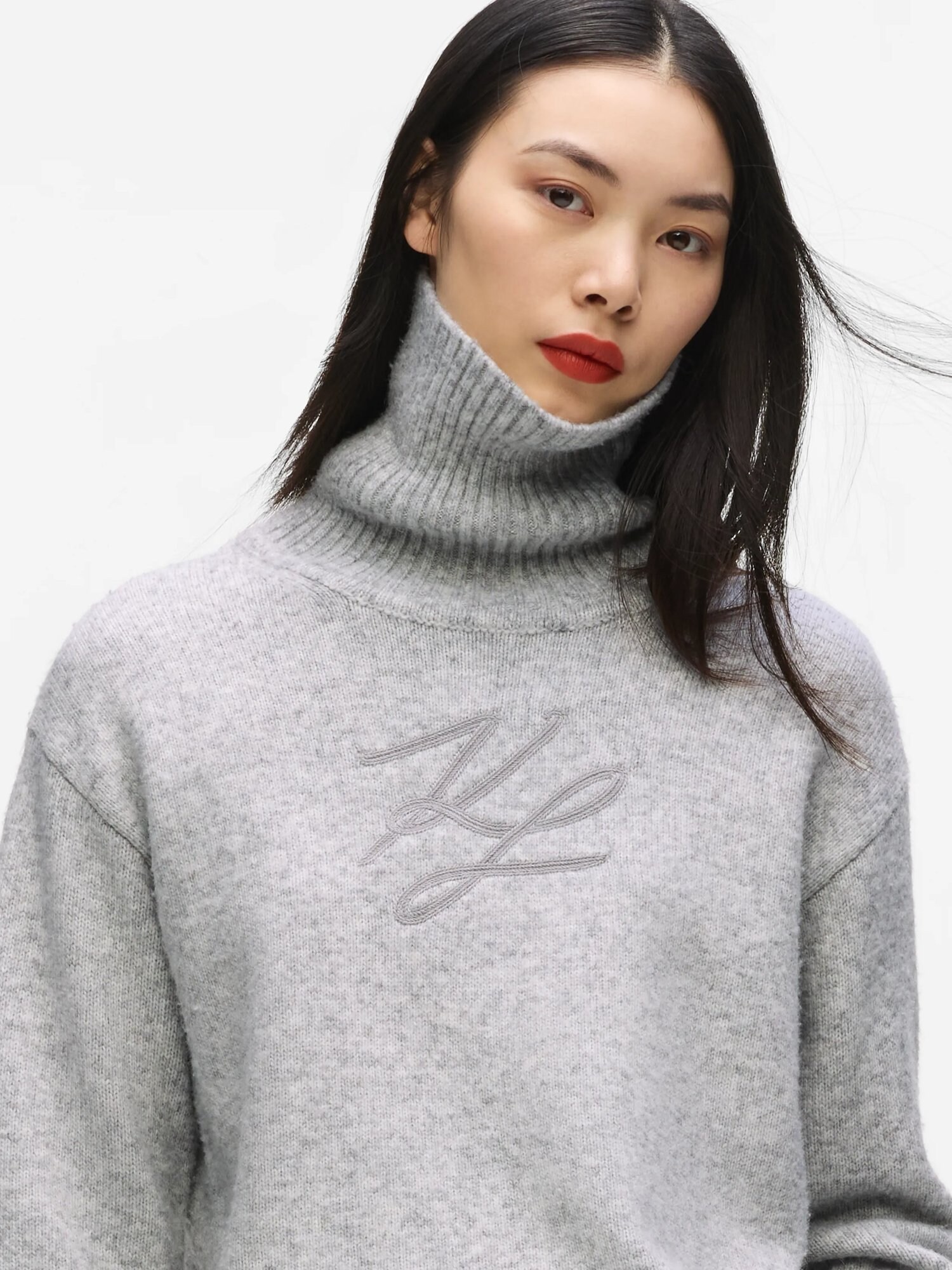 Karl Lagerfeld Jersey  gris moteado – imagen 4