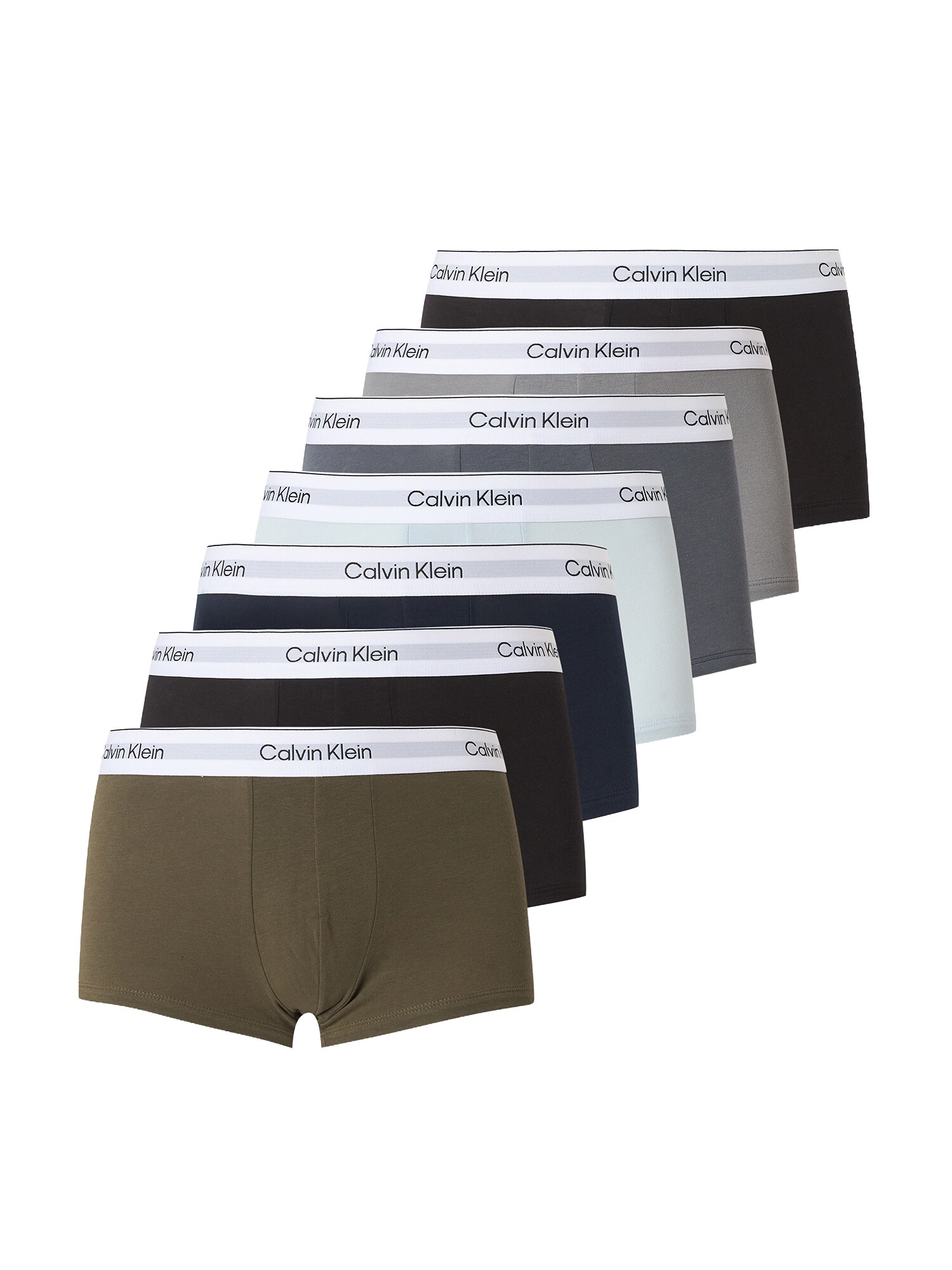 Calvin Klein Underwear Boxerky  námornícka modrá / grafitová / tmavosivá / olivová / mätová / čierna