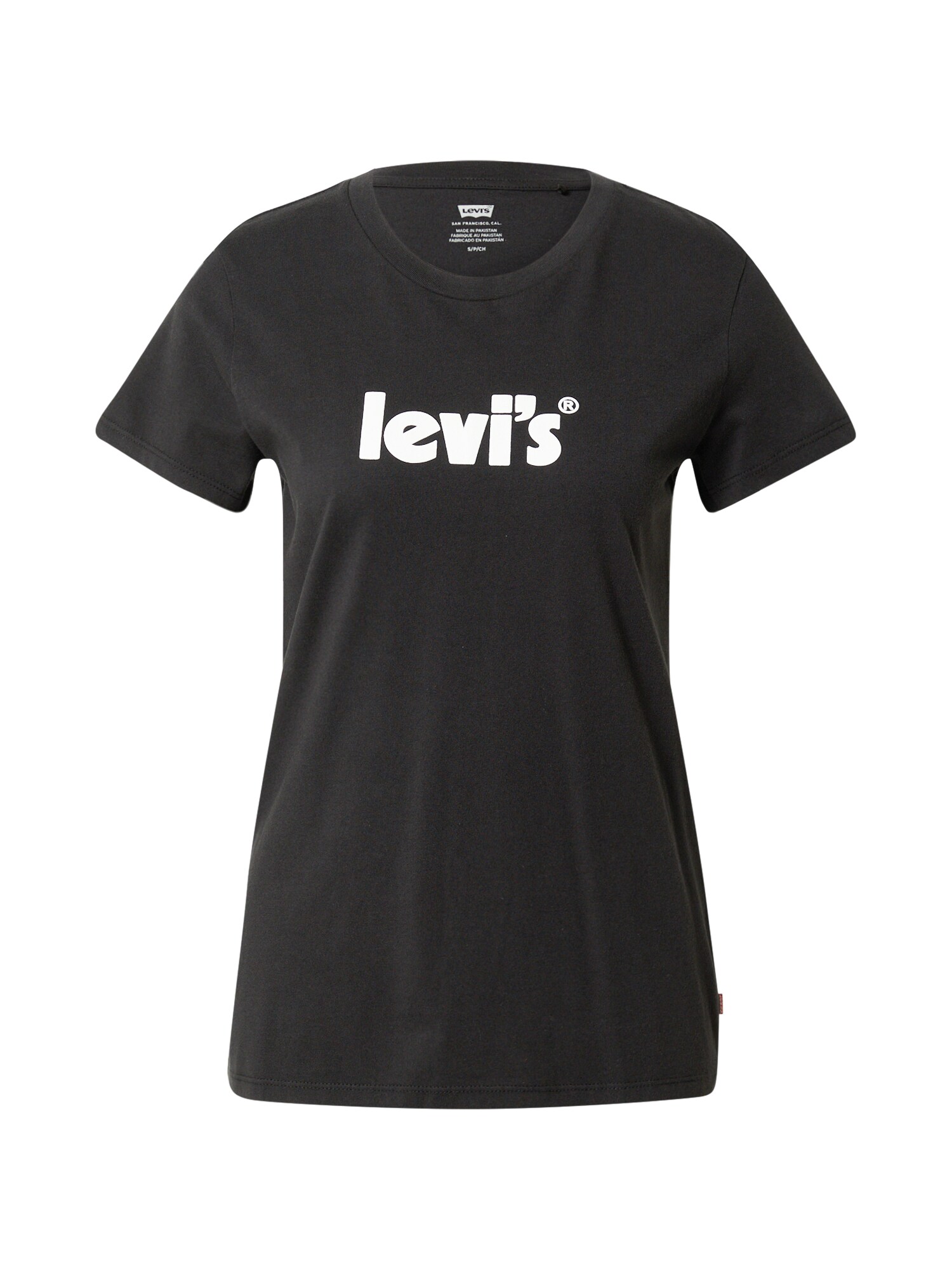 LEVIS ® Tricou The Perfect  negru / alb