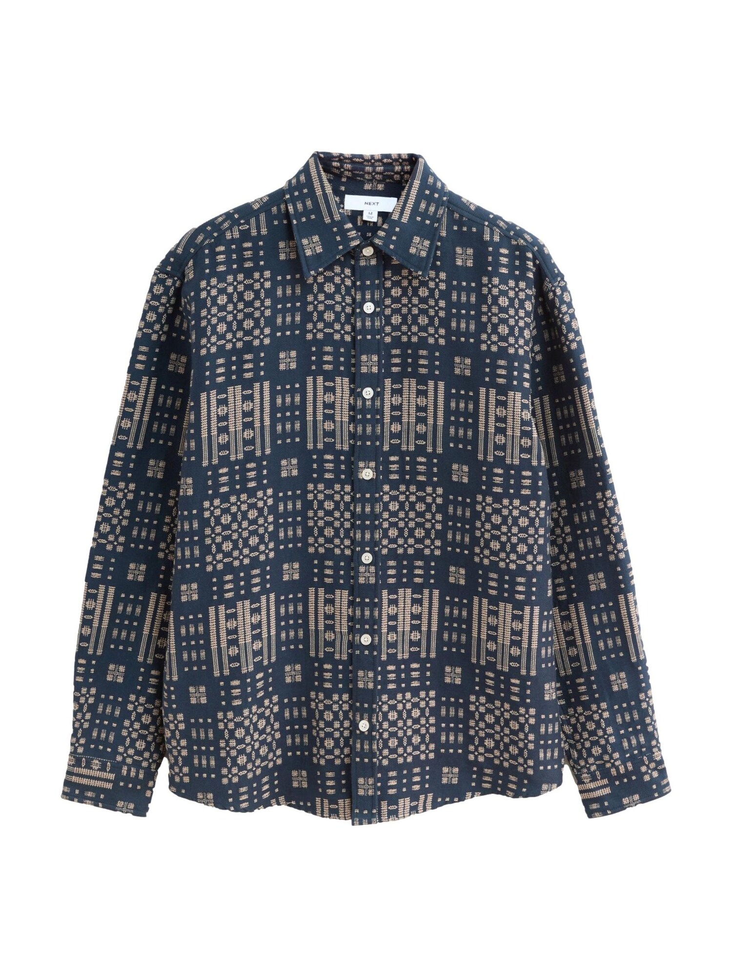 Next Cămașă  crem / indigo