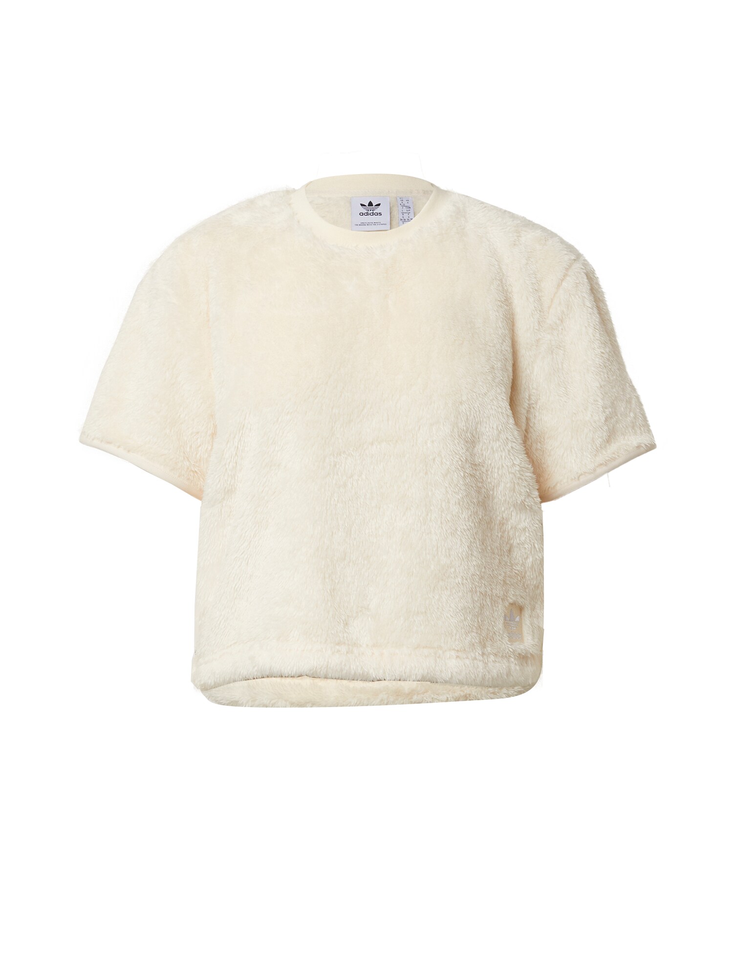 ADIDAS ORIGINALS Sveter 'Essentials+ Fluffy'  biela ako vlna