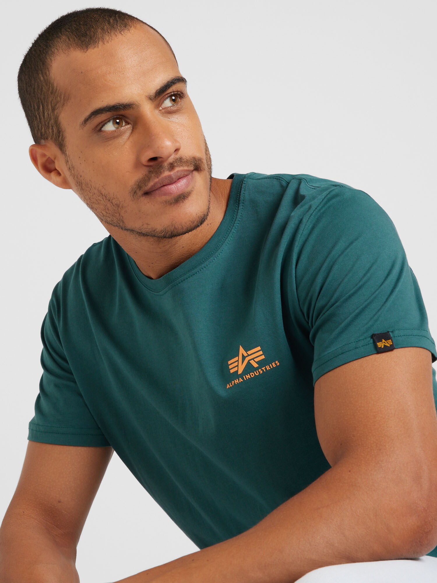 ALPHA INDUSTRIES Tričko zelená (obrázok 4)