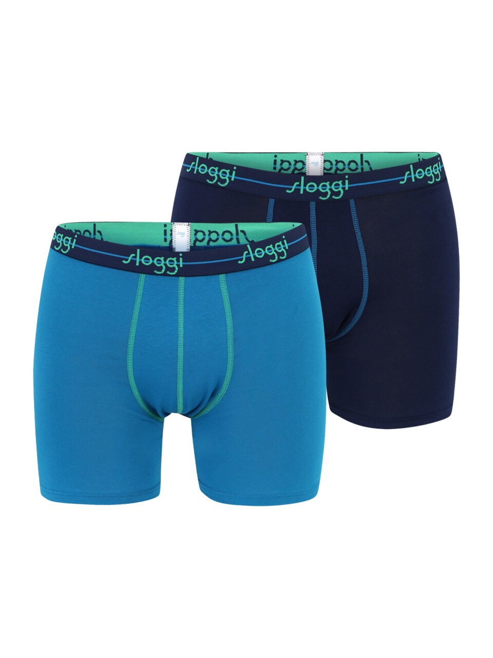 Boxershorts 'Men Start' marinblå / himmelsblå