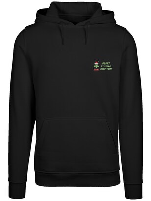 F4NT4STIC Sweatshirt ‘Grinch’ Grasgroen / Vuurrood / Zwart