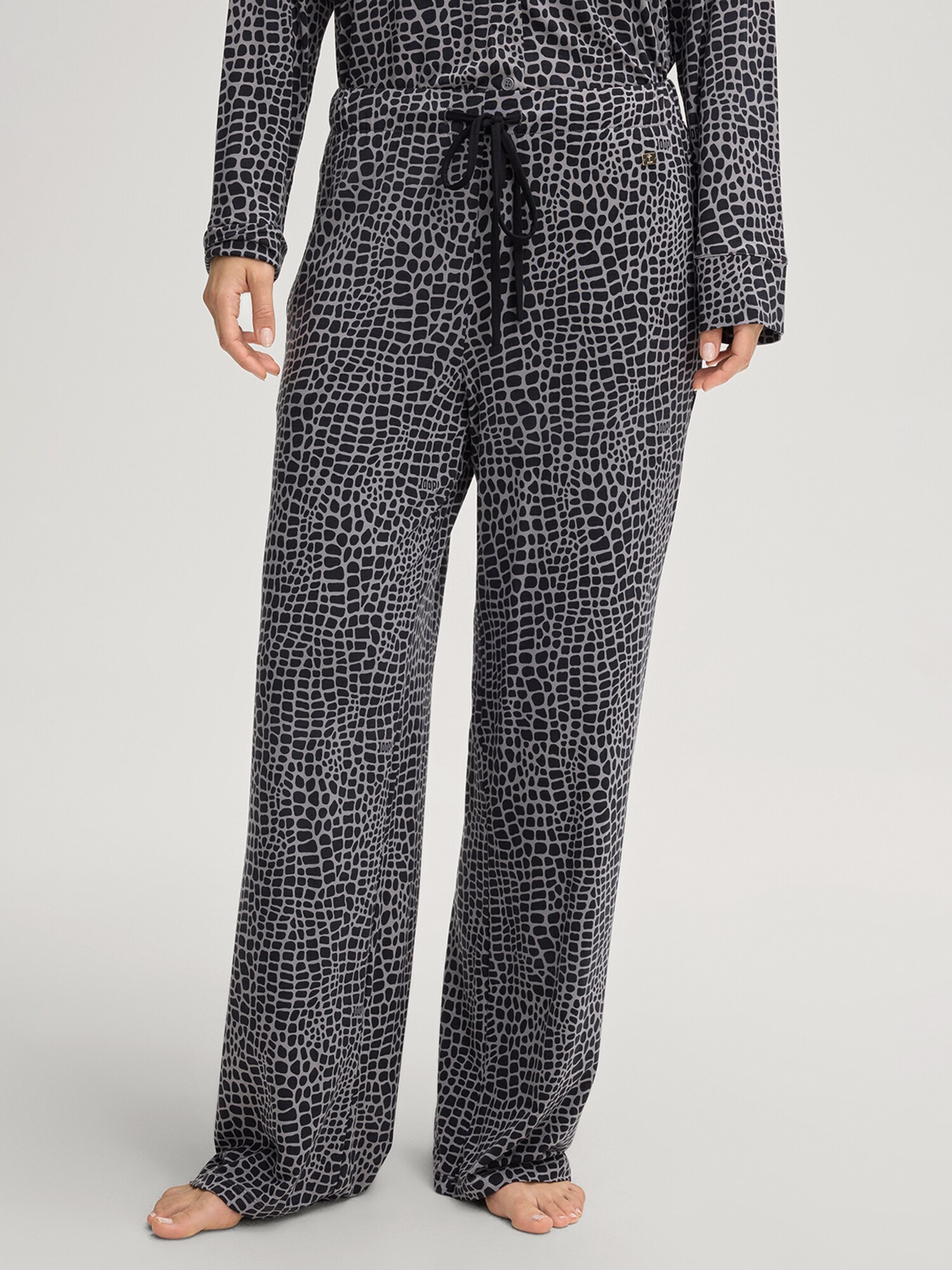 JOOP! Pantalón de pijama  gris / blanco – imagen 2