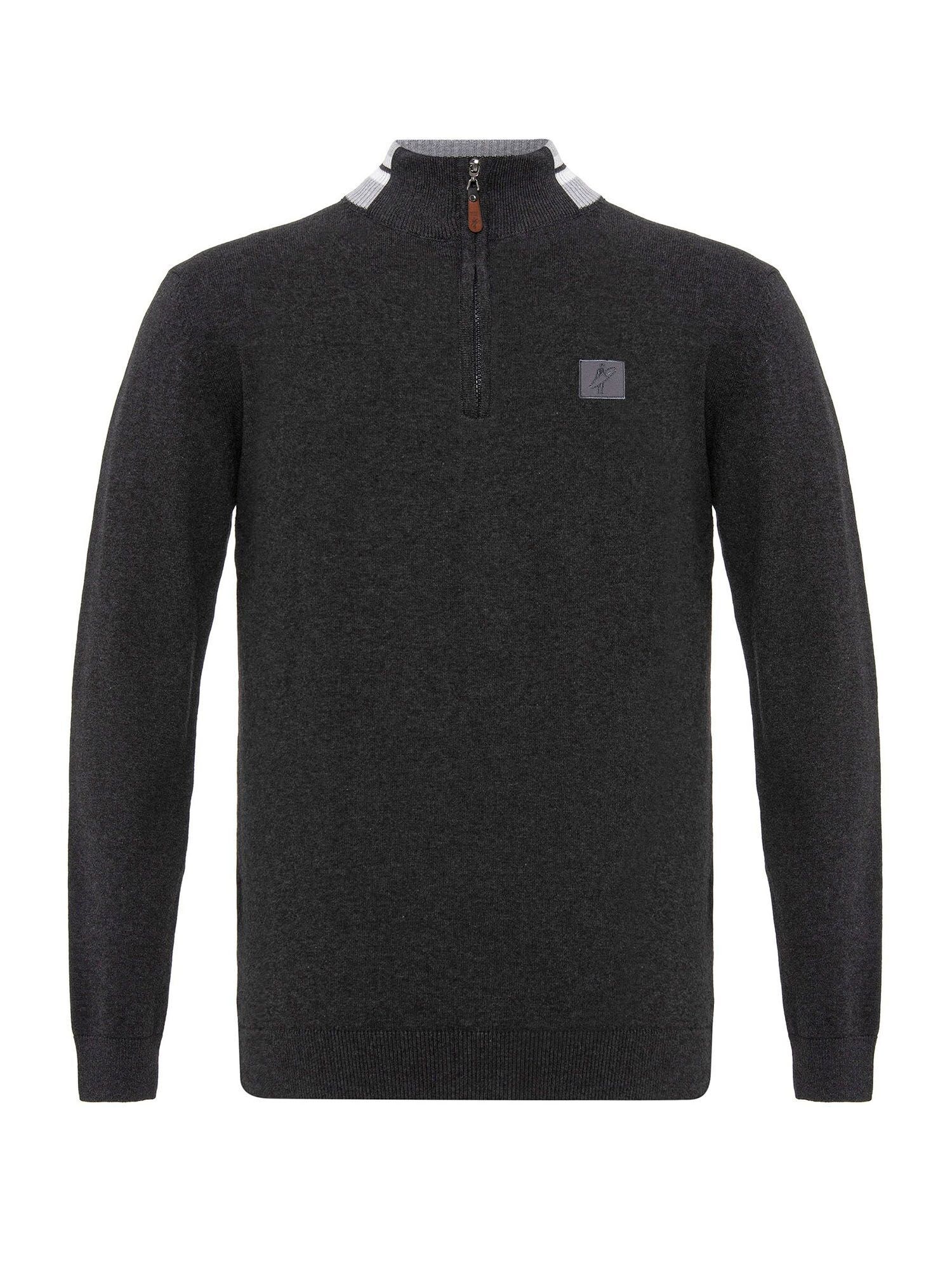 Jacey Quinn Pulover  gri metalic / gri amestecat / alb