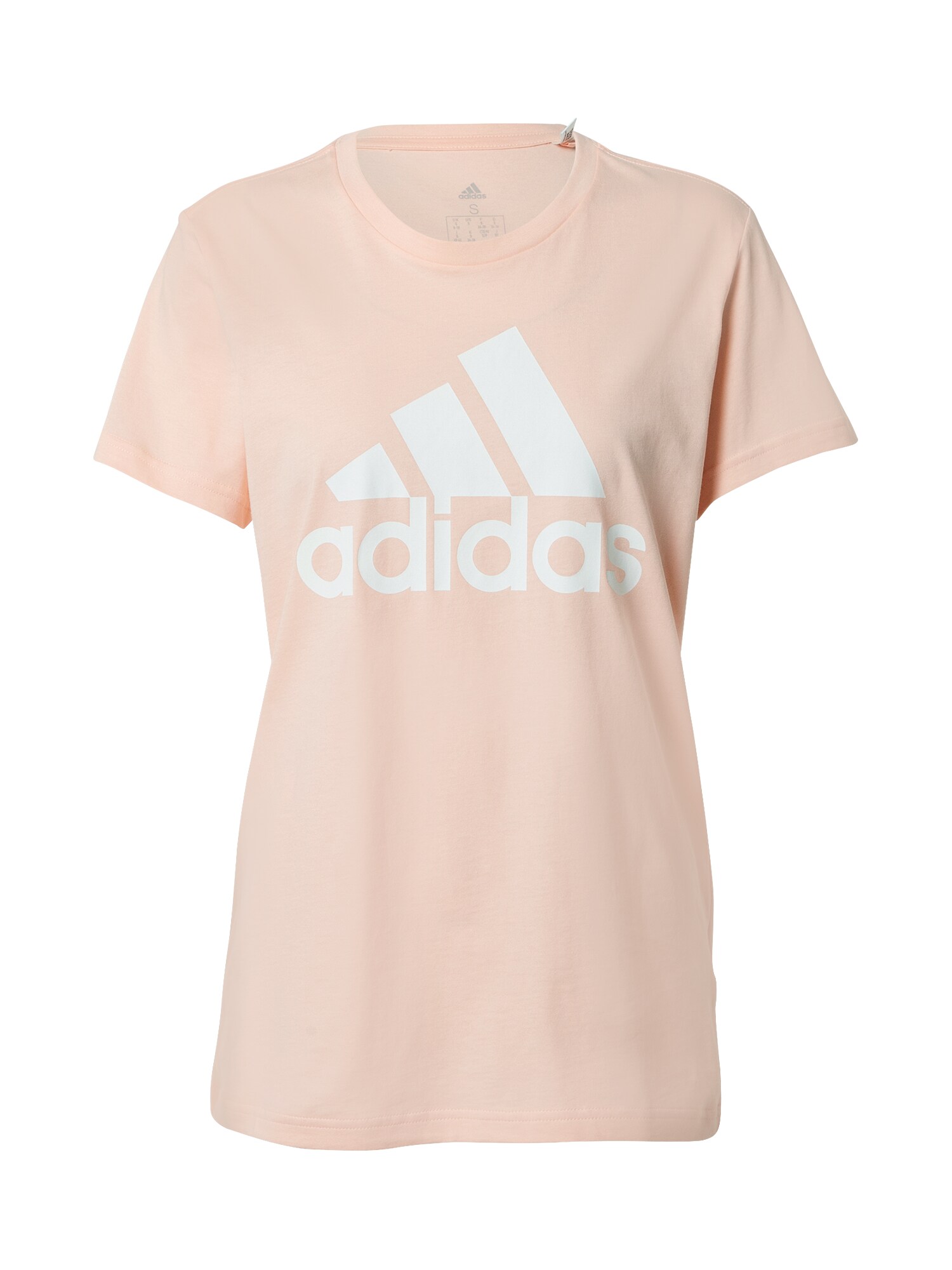 ADIDAS PERFORMANCE Sportiniai marškinėliai  šviesiai rožinė / balta