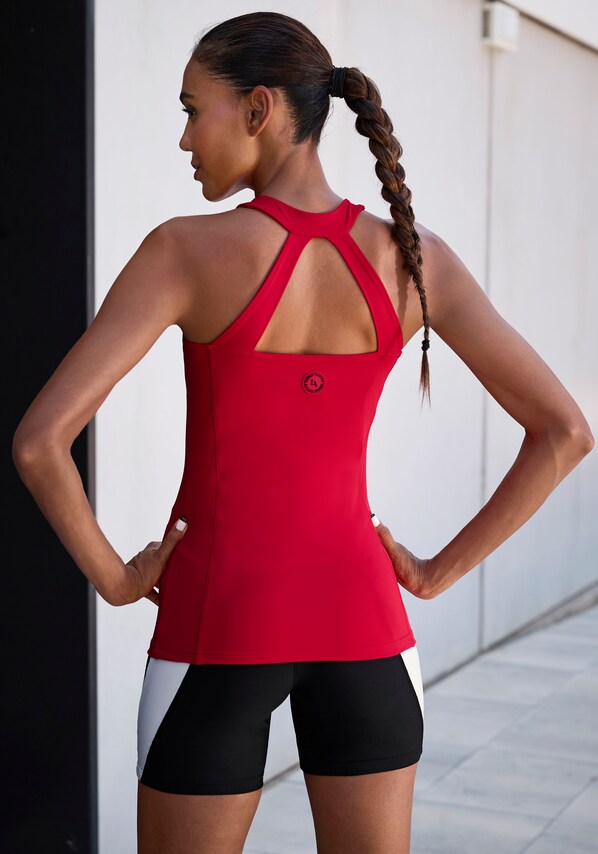 LASCANA ACTIVE, Sport top, piros, 8 kép a 8 közül