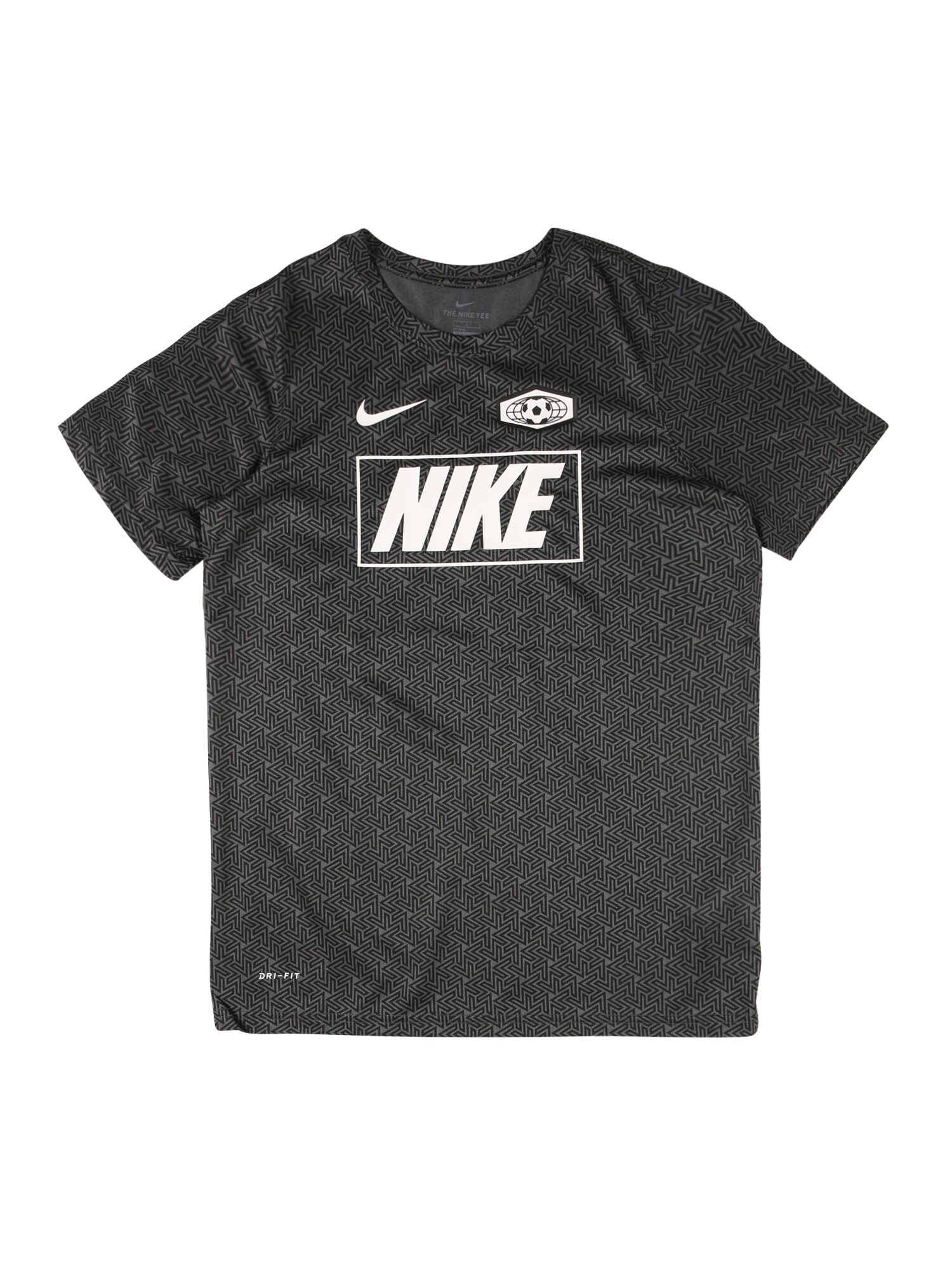 NIKE Sportiniai marškinėliai  antracito / balta