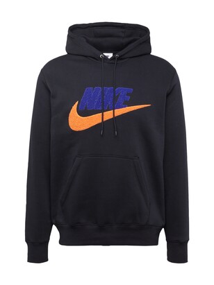 Nike Sportswear Sweatshirt ‘CLUB’ Enziaan / Oranje / Zwart