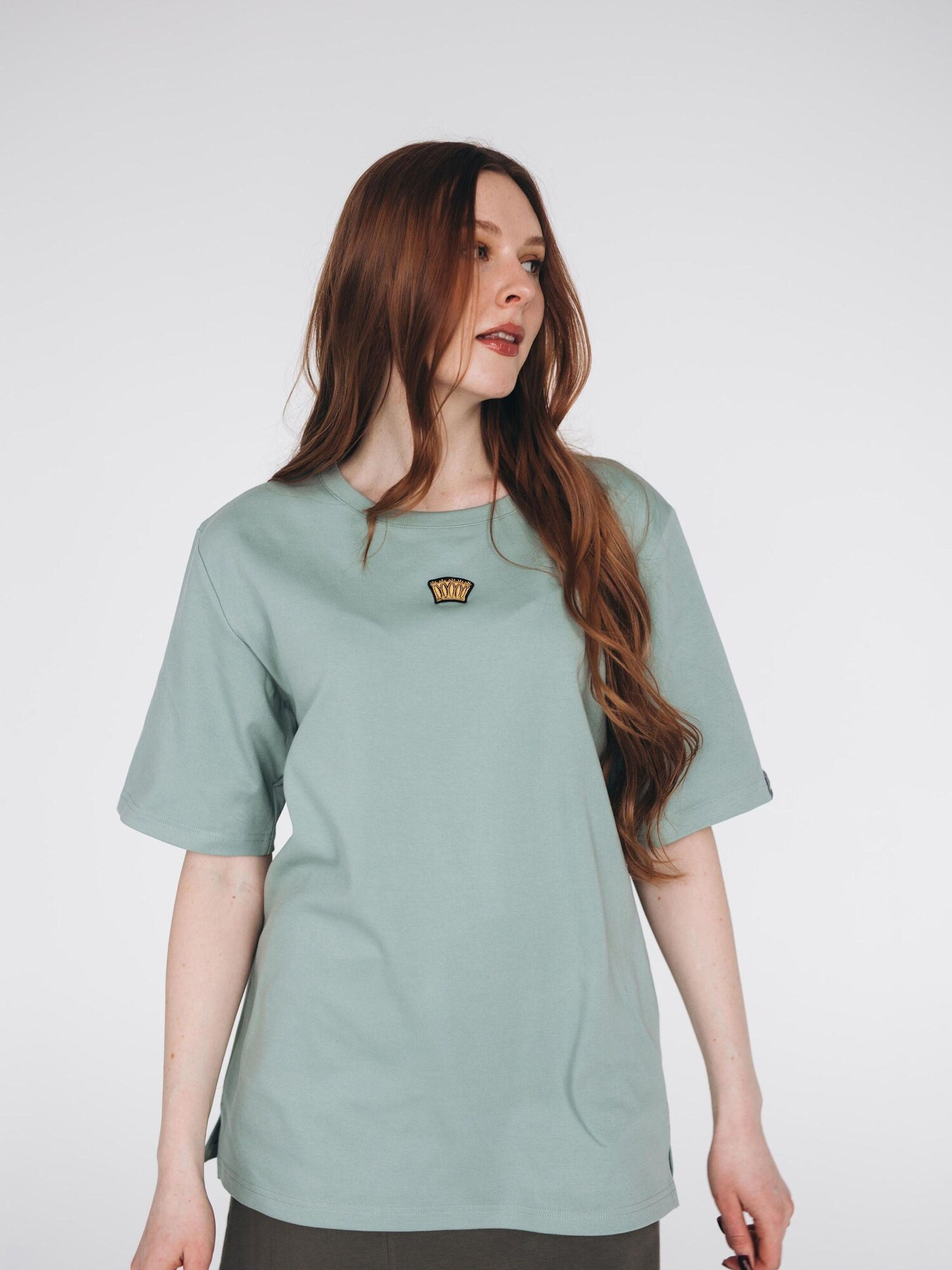 RADADA Camiseta 'Little Crown'  menta