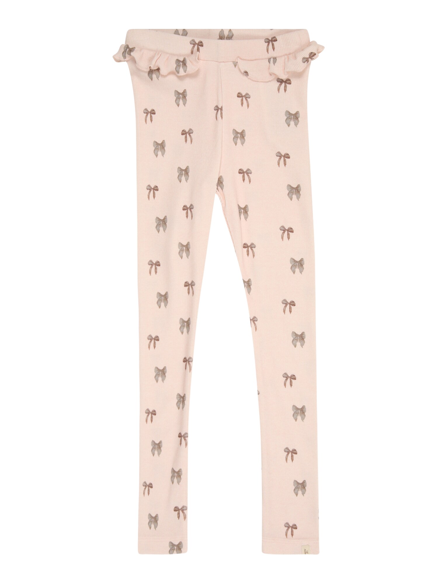 LilAtelier Leggings NMFGAVO  maro mokka / roz