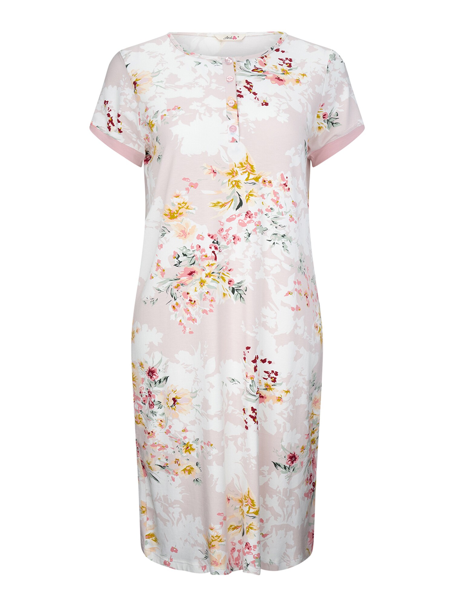 Goldenbay Camiseta de noche  rosa / offwhite