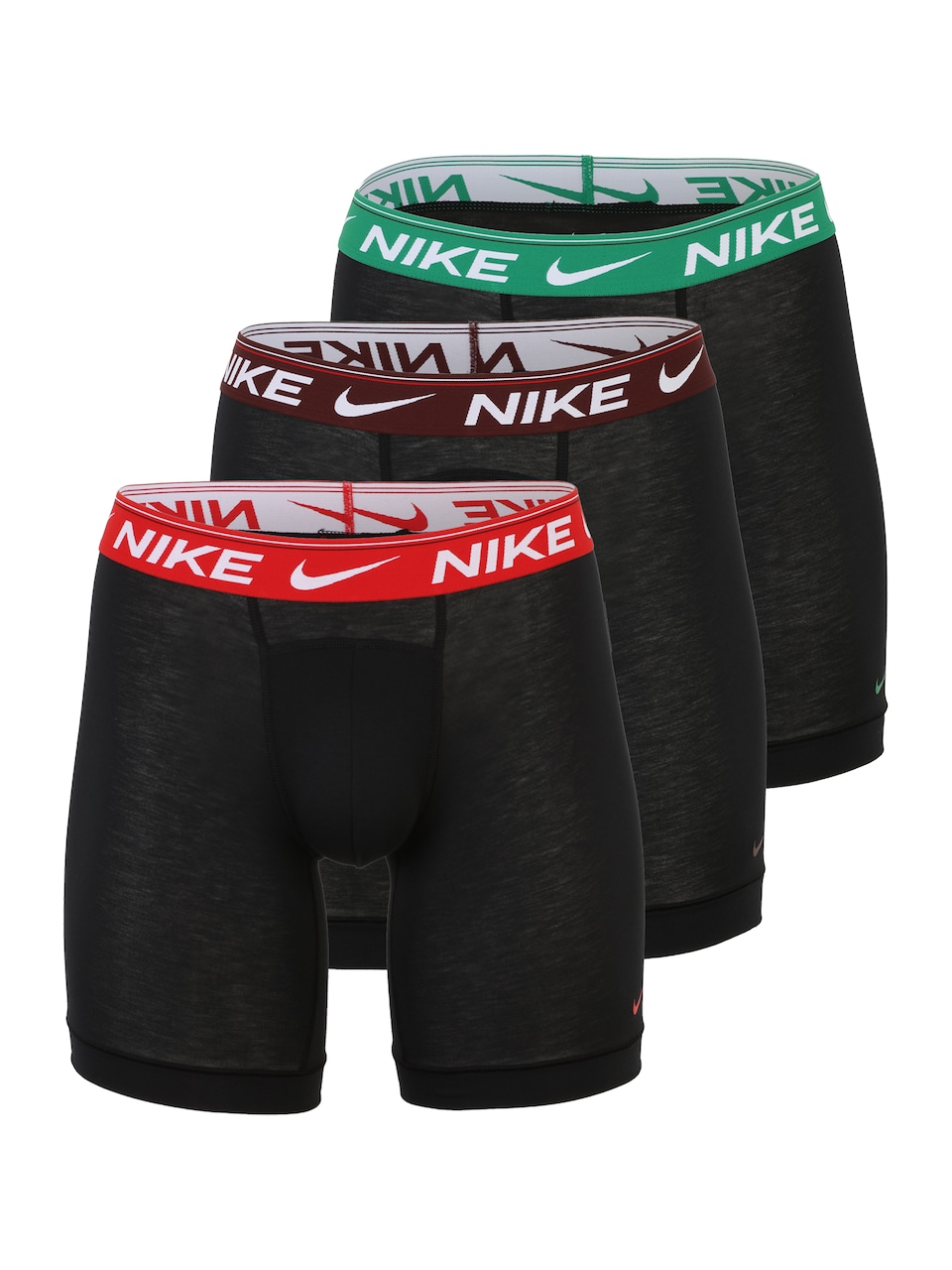 Boxershorts antracit / grön / röd