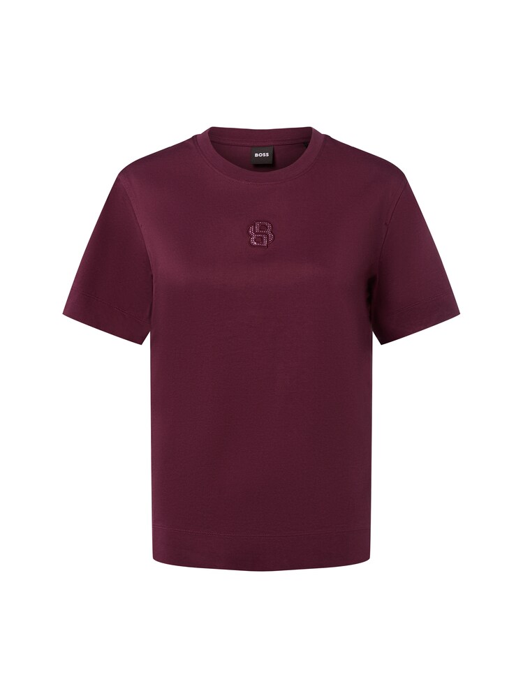 BOSS T-Shirt 'Elpha ' Damen Größe L aubergine