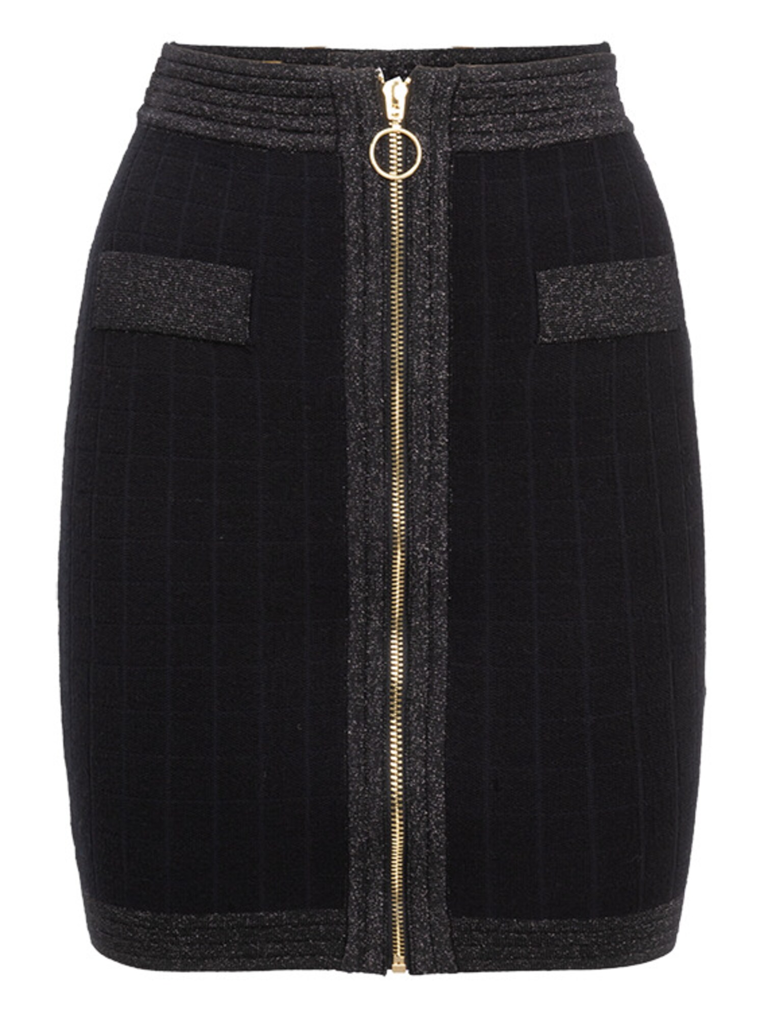 Influencer Fustă  gri / negru