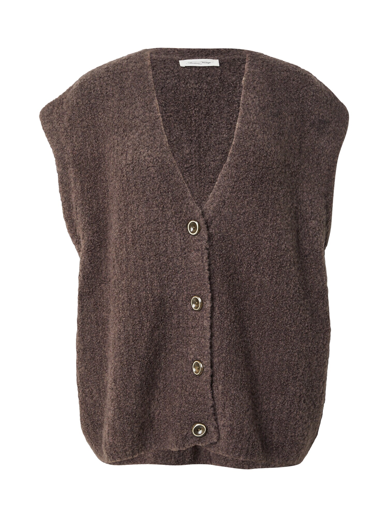 AMERICAN VINTAGE Kardigán 'ZOLLY'  čokoládová