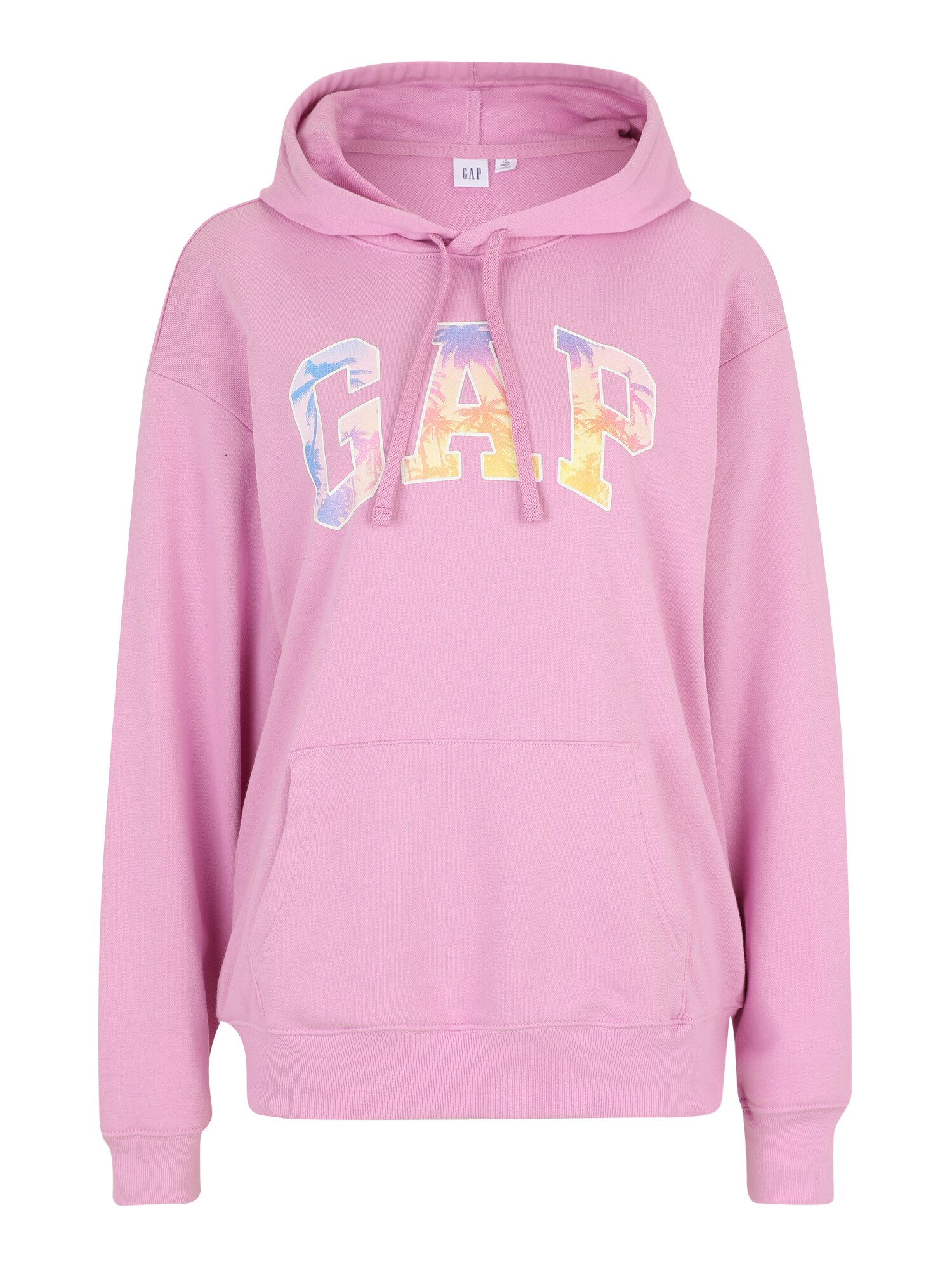 Gap Tall Bluză de molton HERITAGE  albastru / galben / roz eozină / alb