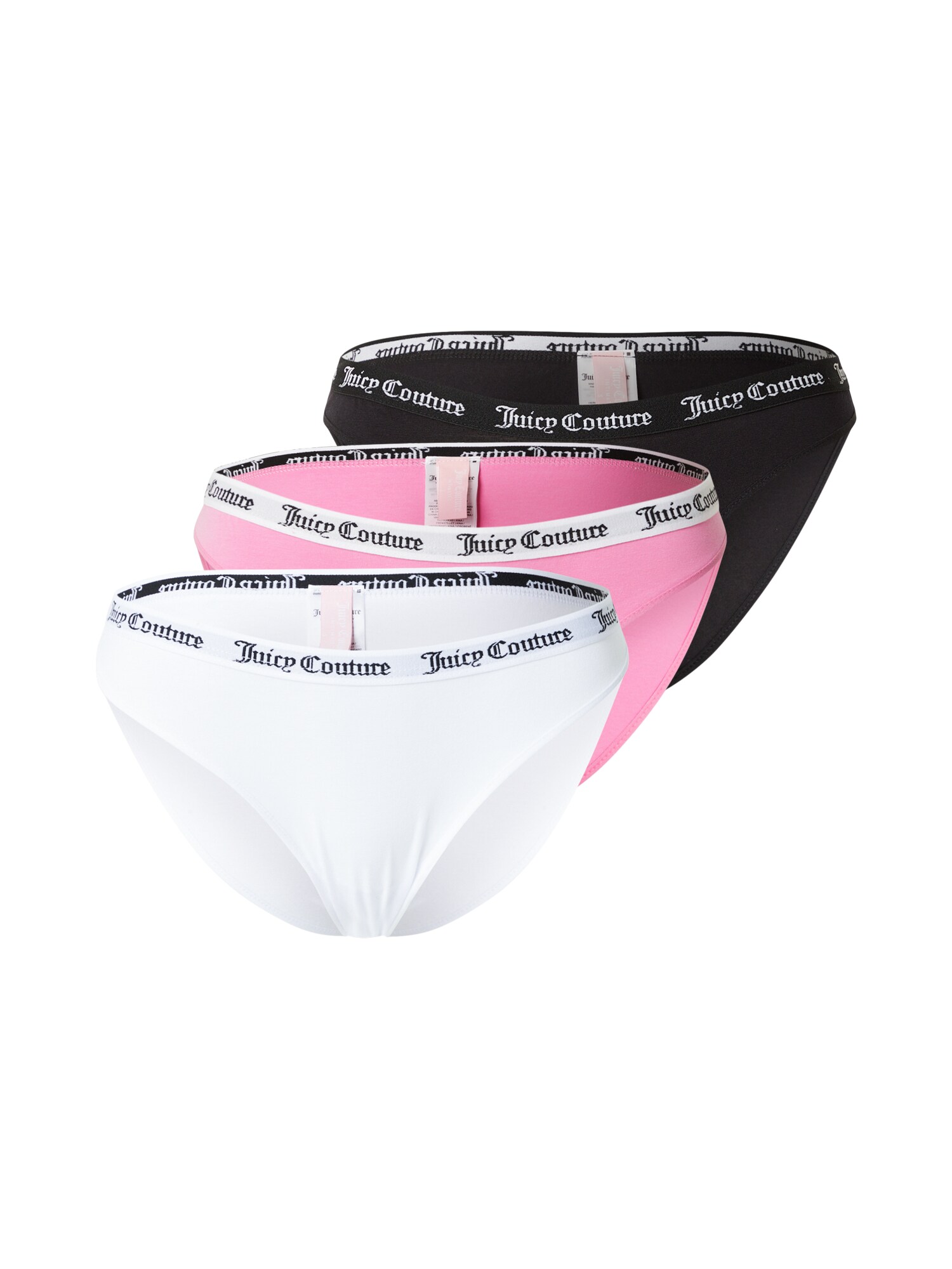 Juicy Couture Slip 'DIDDY'  roz / negru / alb