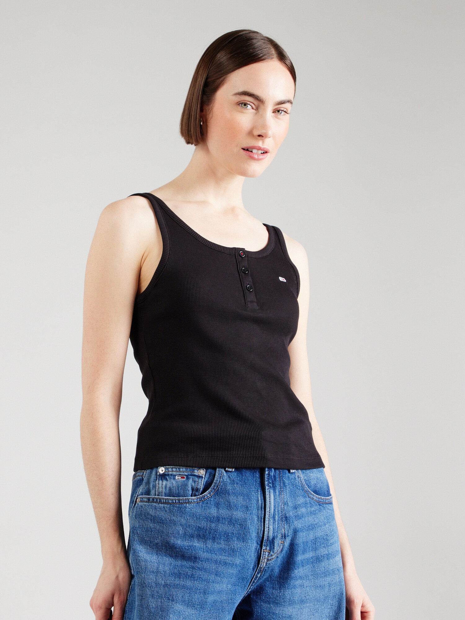Tommy Jeans Top  piros / fekete / fehér termék 2. képe