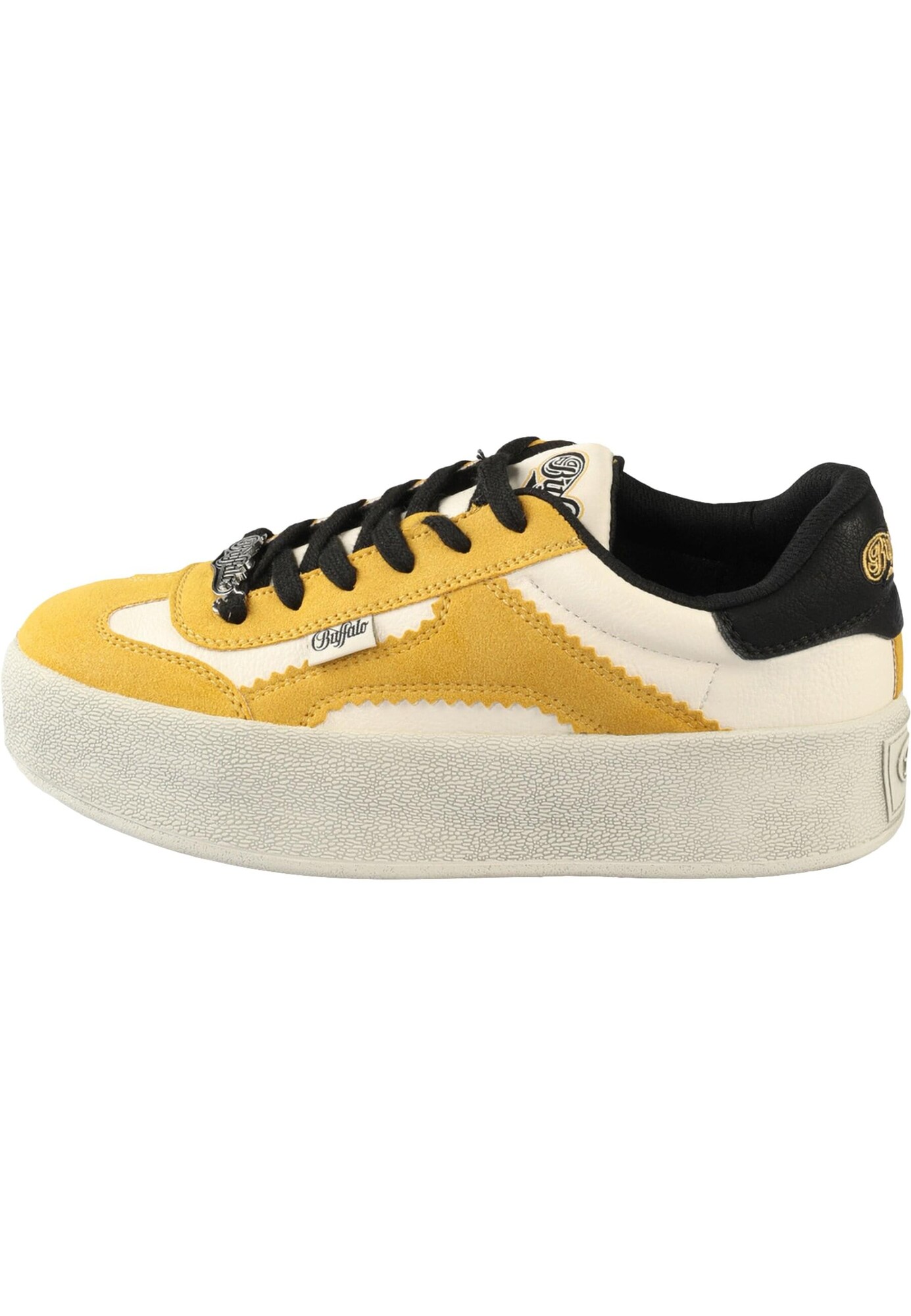 BUFFALO Zapatillas deportivas bajas 'Cajo' amarillo / amarillo pastel / negro