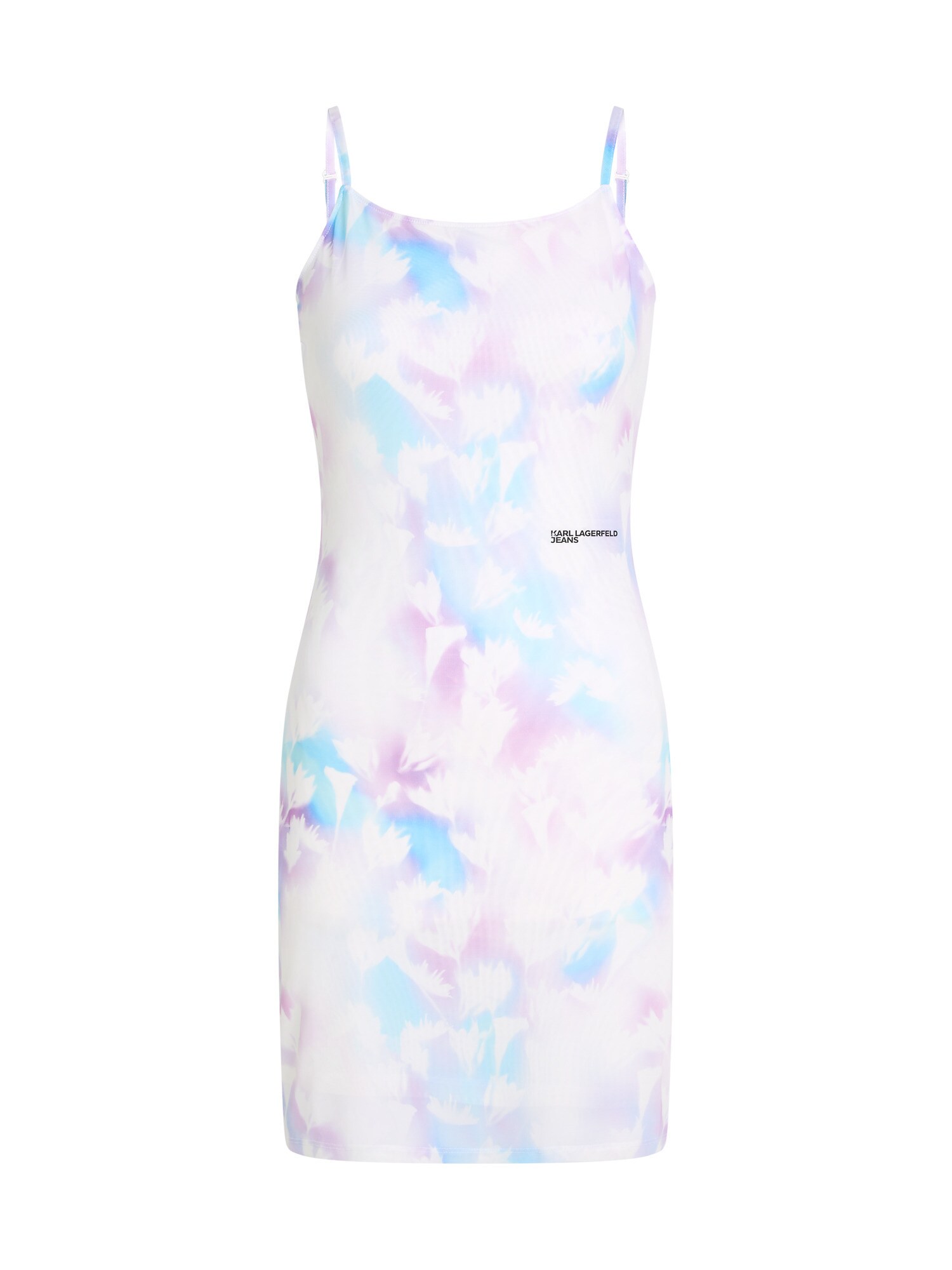 KARL LAGERFELD JEANS Rochie  albastru deschis / mov zmeură / negru / alb