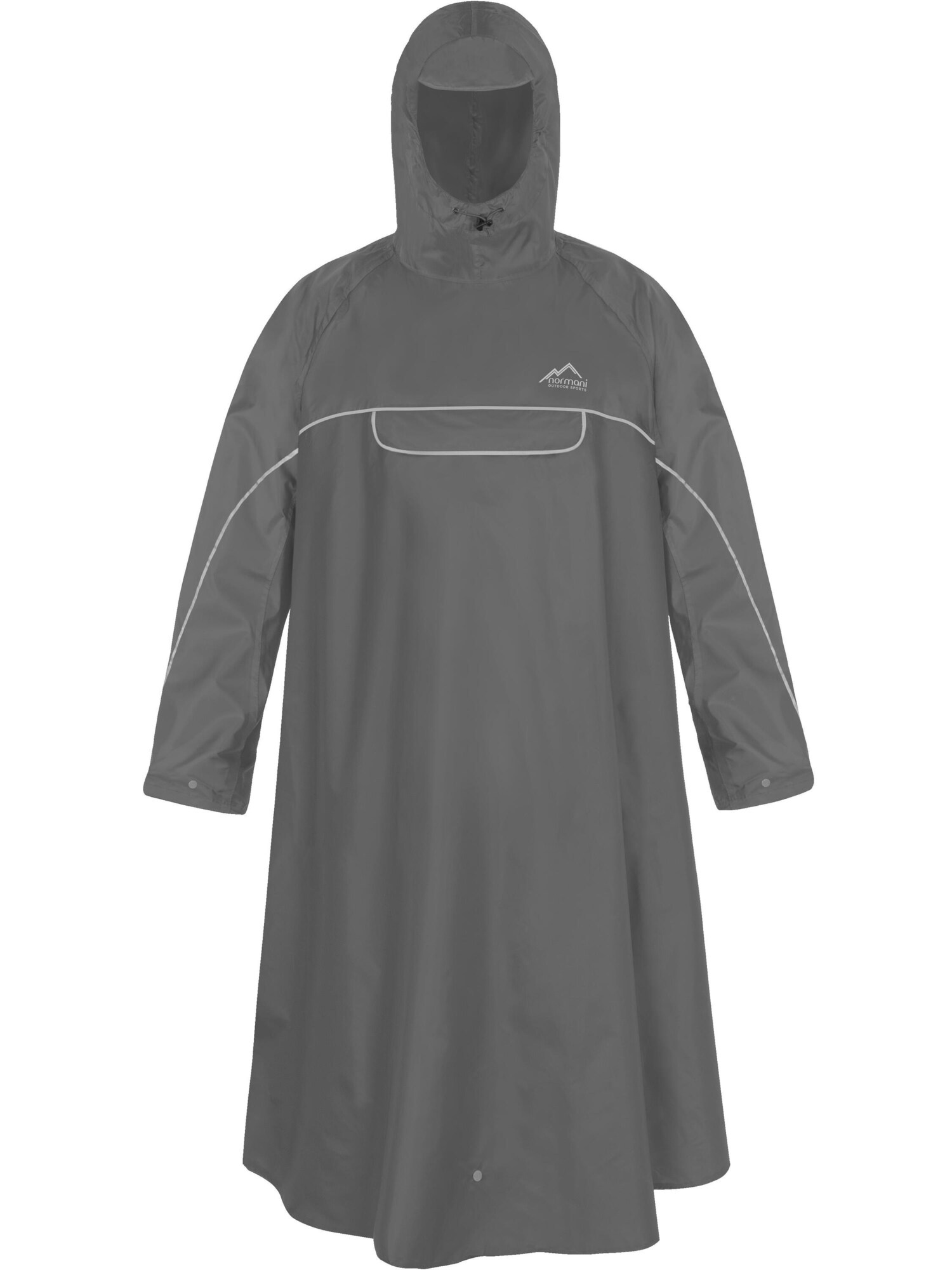 normani Chaqueta de montaña 'Tutunendo' gris oscuro / blanco